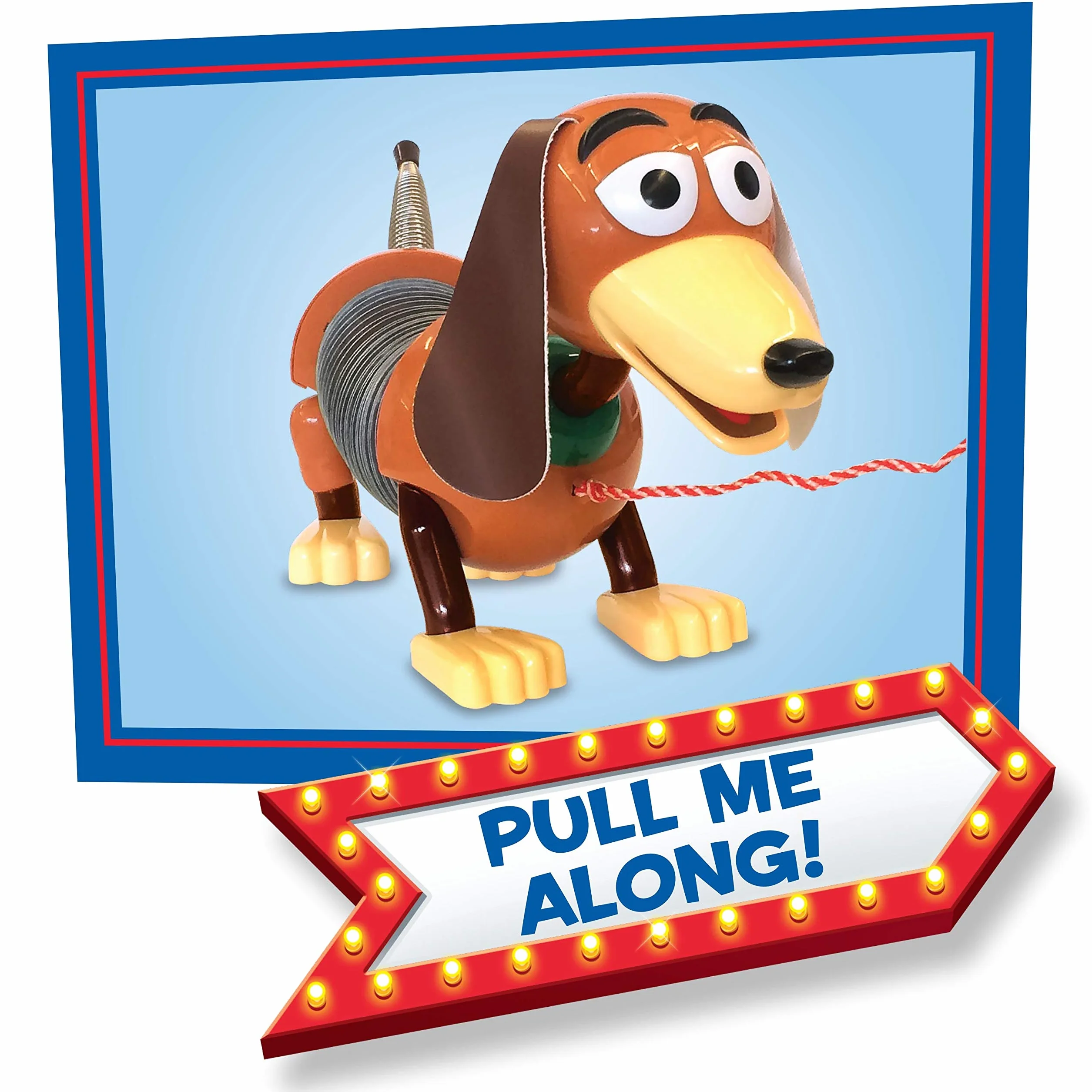 Cane trainabile Slinky di Toy Story Disney e Pixar, giocattolo a molla per bambini e bambine, giocattoli per bambini di 18 mesi di Just Play