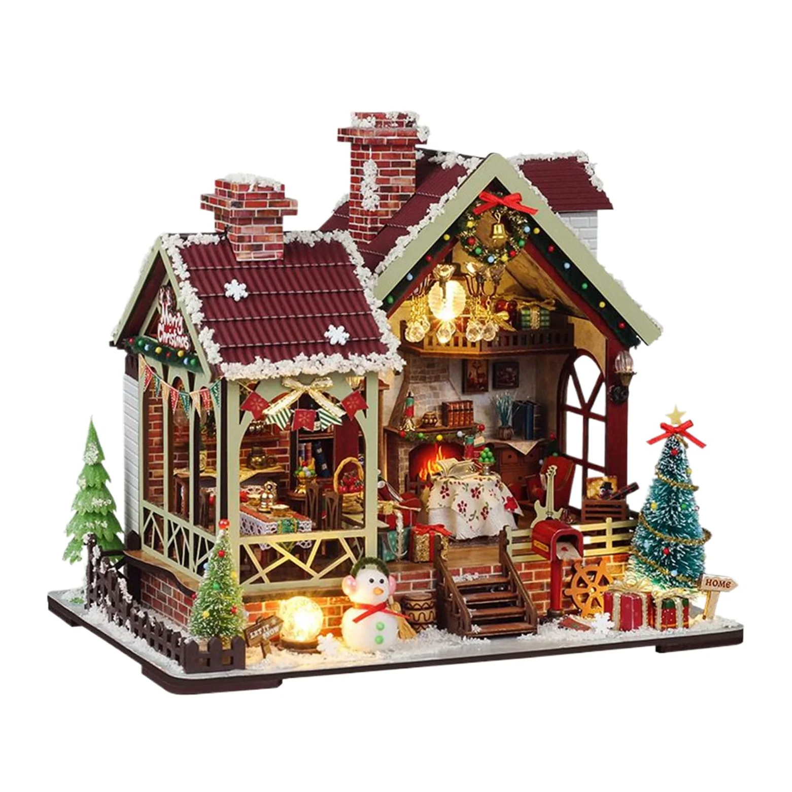 Kit Di Costruzione Di Casa In Miniatura | 3D In Legno Da | Assemblare Da Sé, Artigianato Da Casa In Miniatura Per Adulti E Adolescenti | Per Ragazzi Ragazze Adolescenti