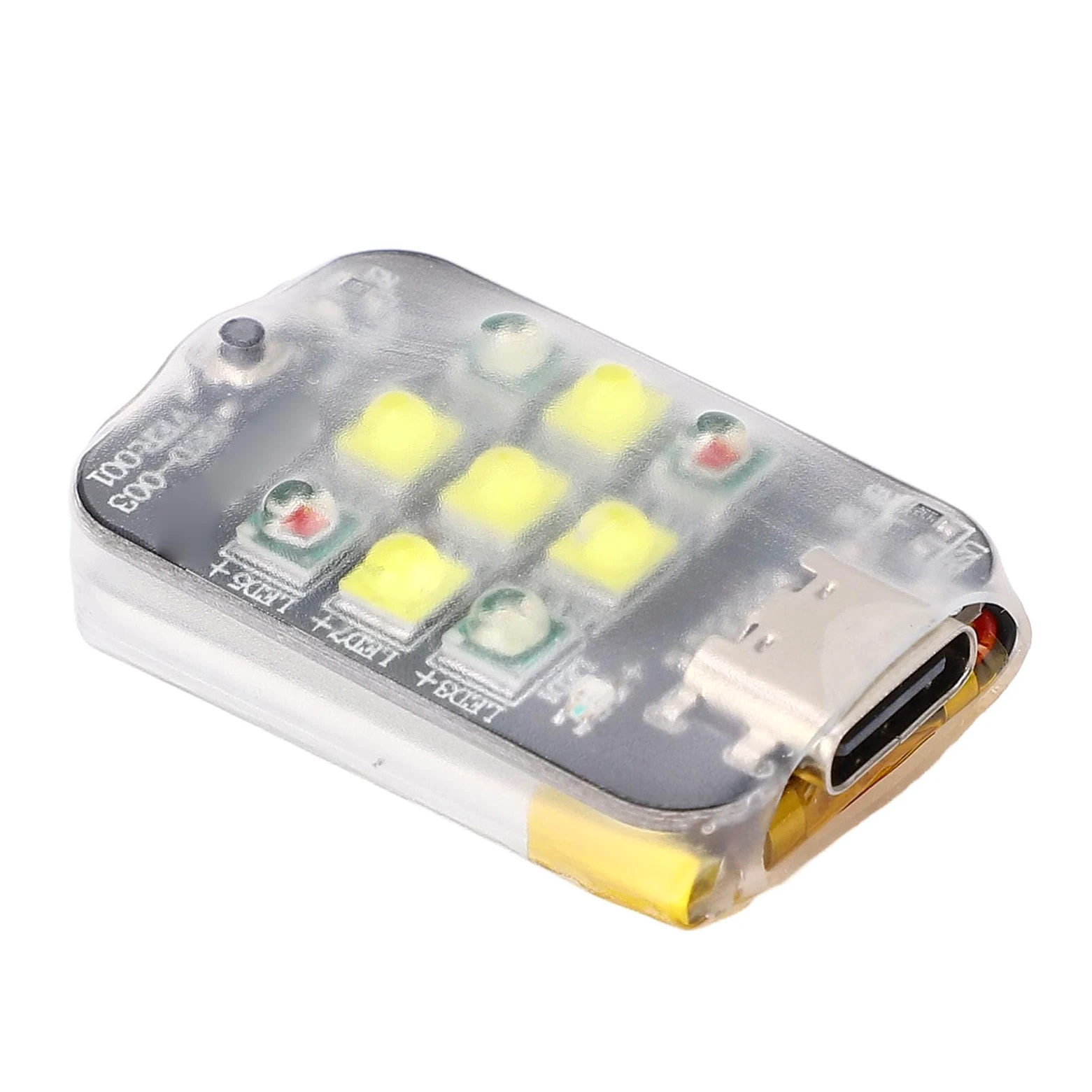 Topiky Lampada Volante Notturna Multifunzionale Compatta a LED Stroboscopica per la Serie Mini//