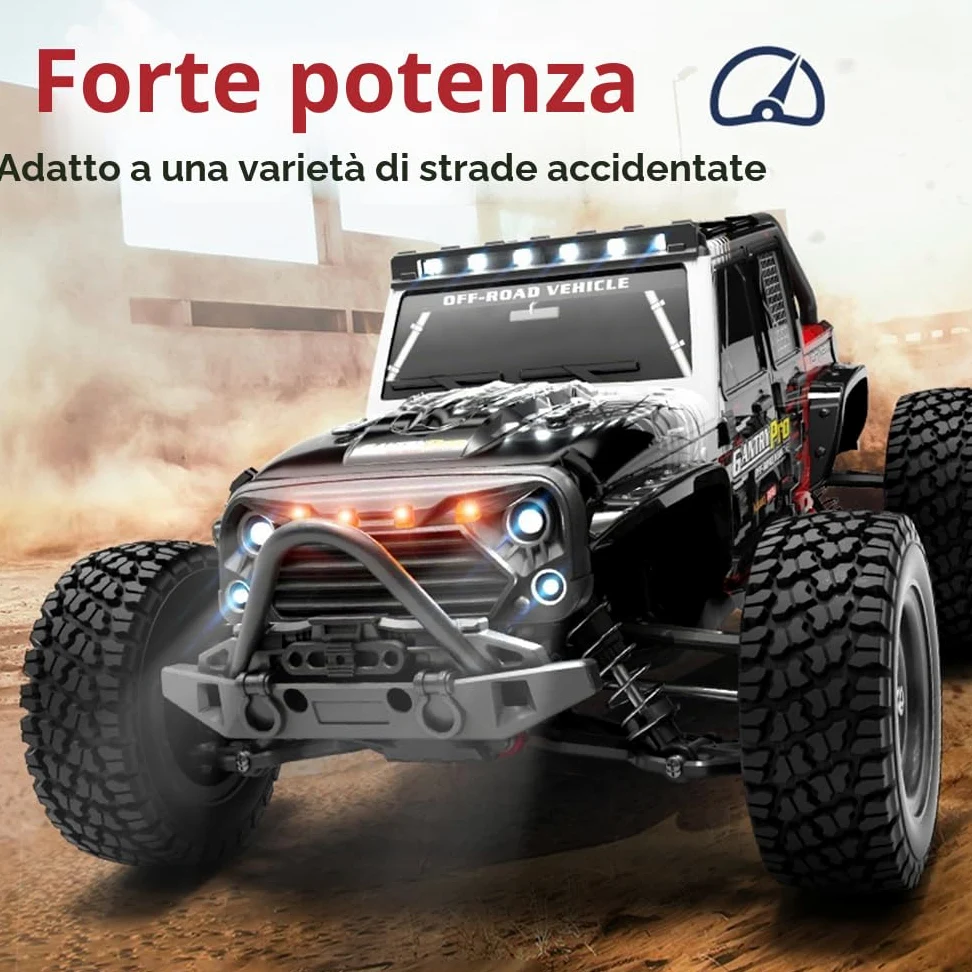 Auto telecomandata per adulti, 70 km/h, motore brushless 1/16 RC ad alta velocità, fuoristrada Drift, auto da corsa, 4WD Off Road Race Buggy
