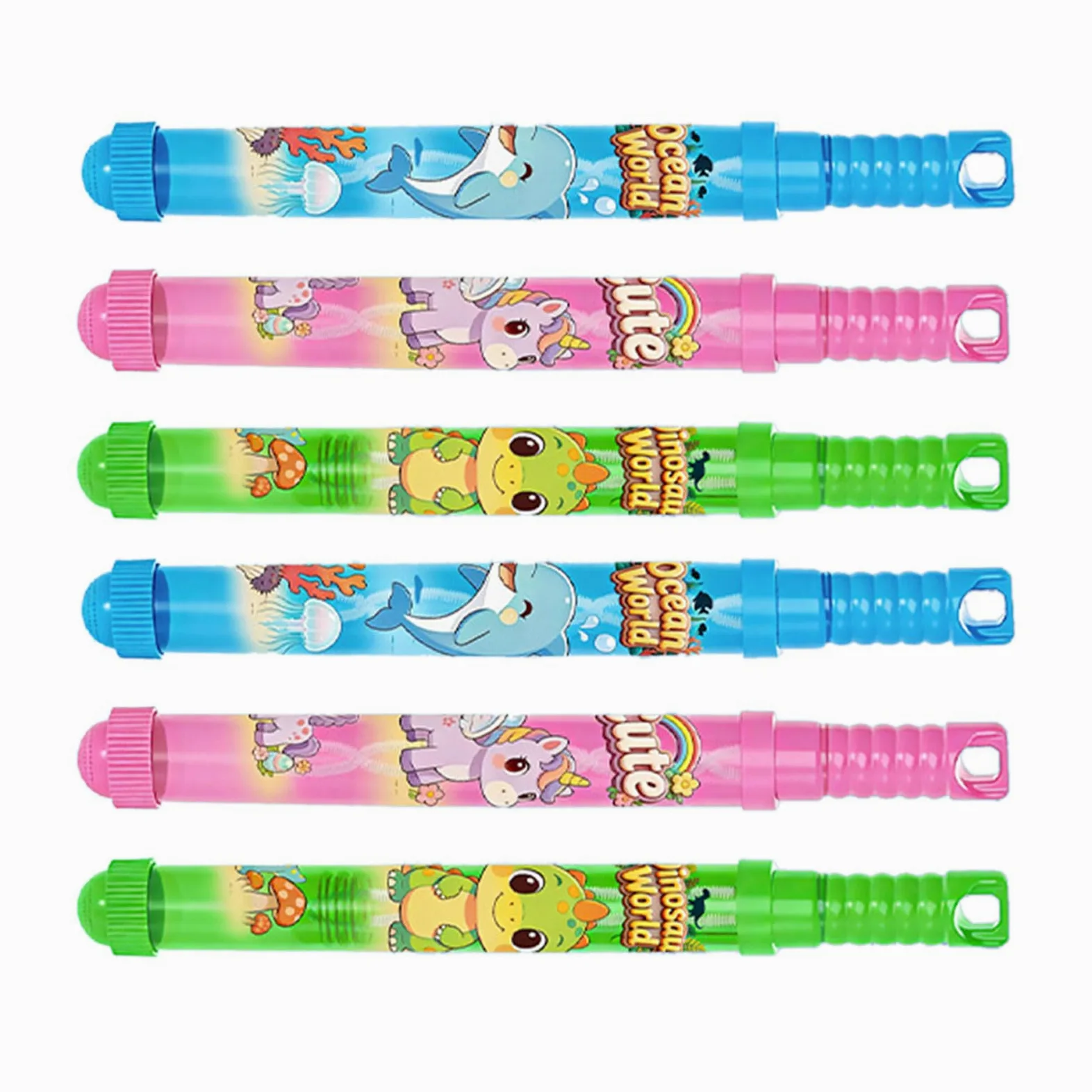 6 spruzzi d'acqua, spruzzi d'acqua, bacchetta magica con design 2 in 1, per feste in piscina, giochi per bambini