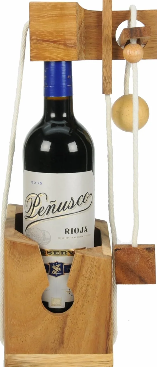 Puzzle bottiglia di vino Rompicapo regalo per adulti Natale