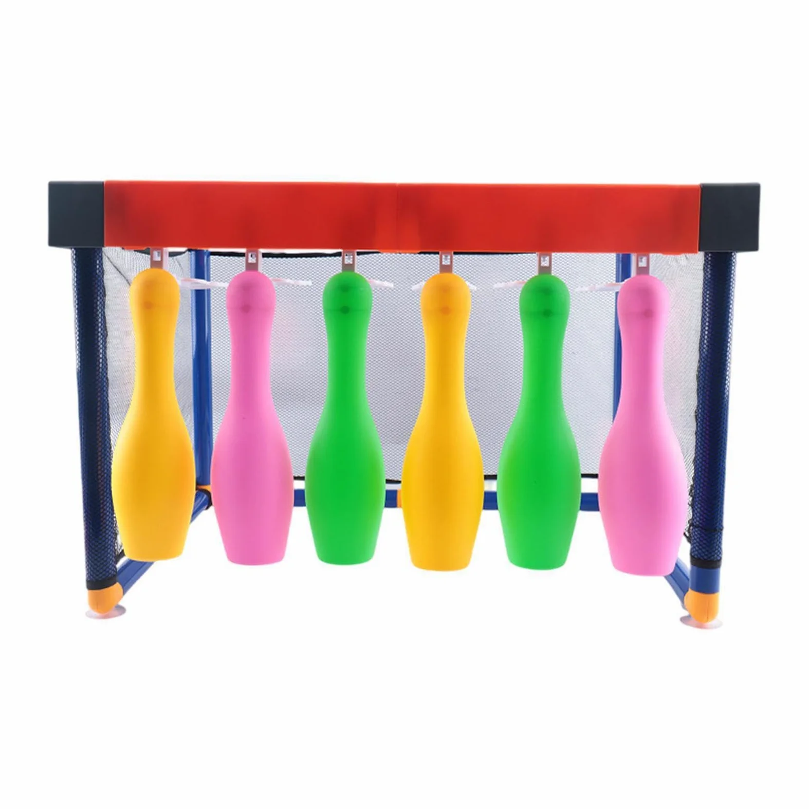 Gioco di bowling per bambini con birilli e palla per bambini per un divertente gioco di gruppo. Progettato per resistere a sessioni di energiche. Leggero ma robusto.