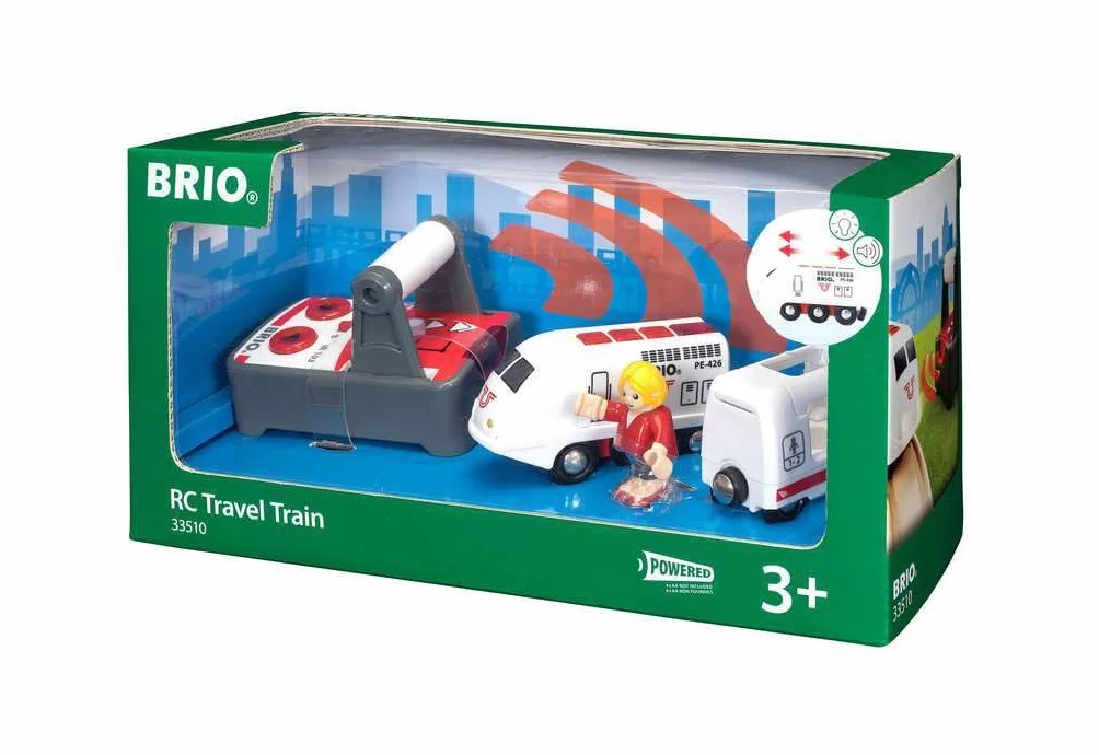 BRIO World – Treno Passeggeri Telecomandato | Accessorio Pista In Legno Per Bambini | Treno Brio Bambini 3 Anni O Più | Idee Regalo | Regalo 3 Anni