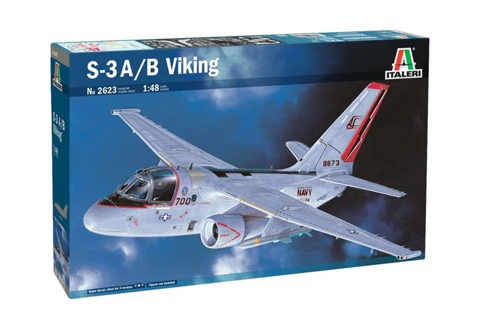 Italeri 2623 S-3A/B Viking, scala 1/48, plastic model kit, modello in plastica da montare, modellismo, aereo