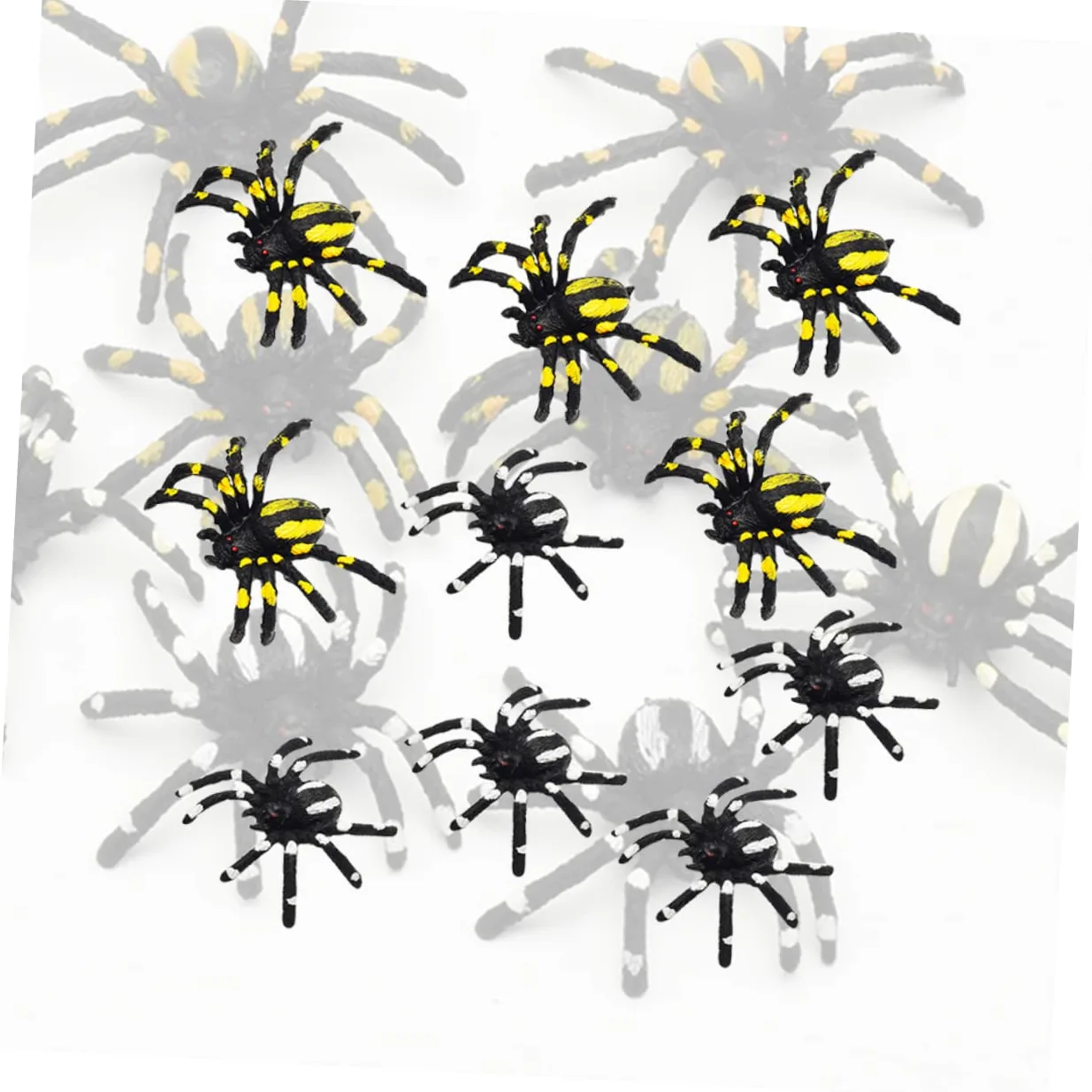 ibasenice 90pezzi Spiders Artificiali Per Halloween Giocattoli Spaventosi Realistici Per Feste e Scherzi Decorazioni Per Party e Eventi Di Paura