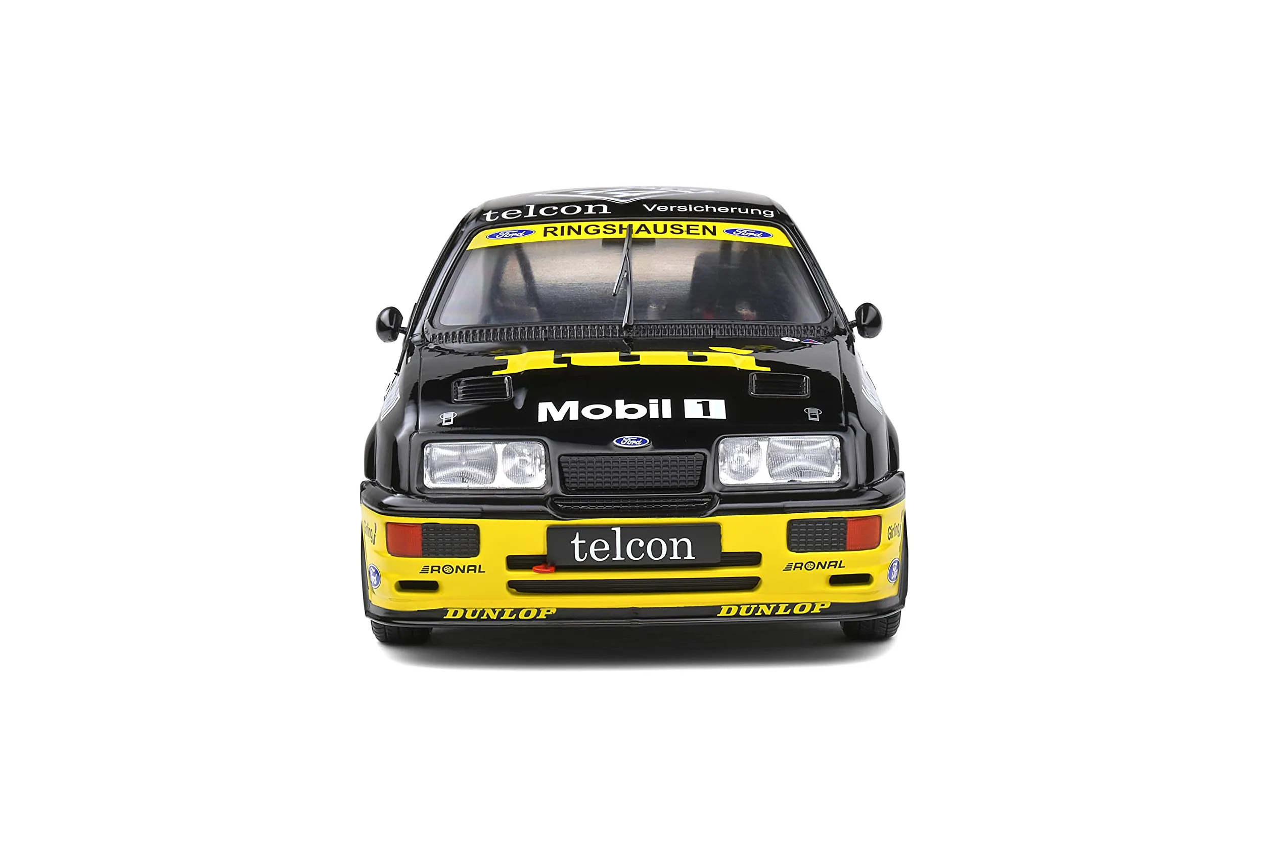 Solido 421180900 1:18 Ford Sierra RS 500# 44 Nero, modellino Auto Die-Cast
