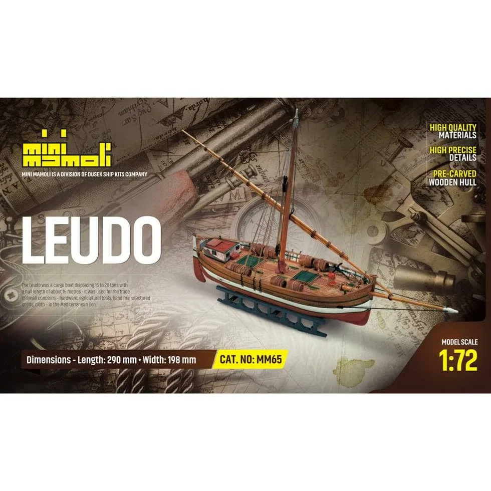 MINI MAMOLI - Modello Kit Barca Il LEUDO Serie Scala 1:72 - DUS_MM65