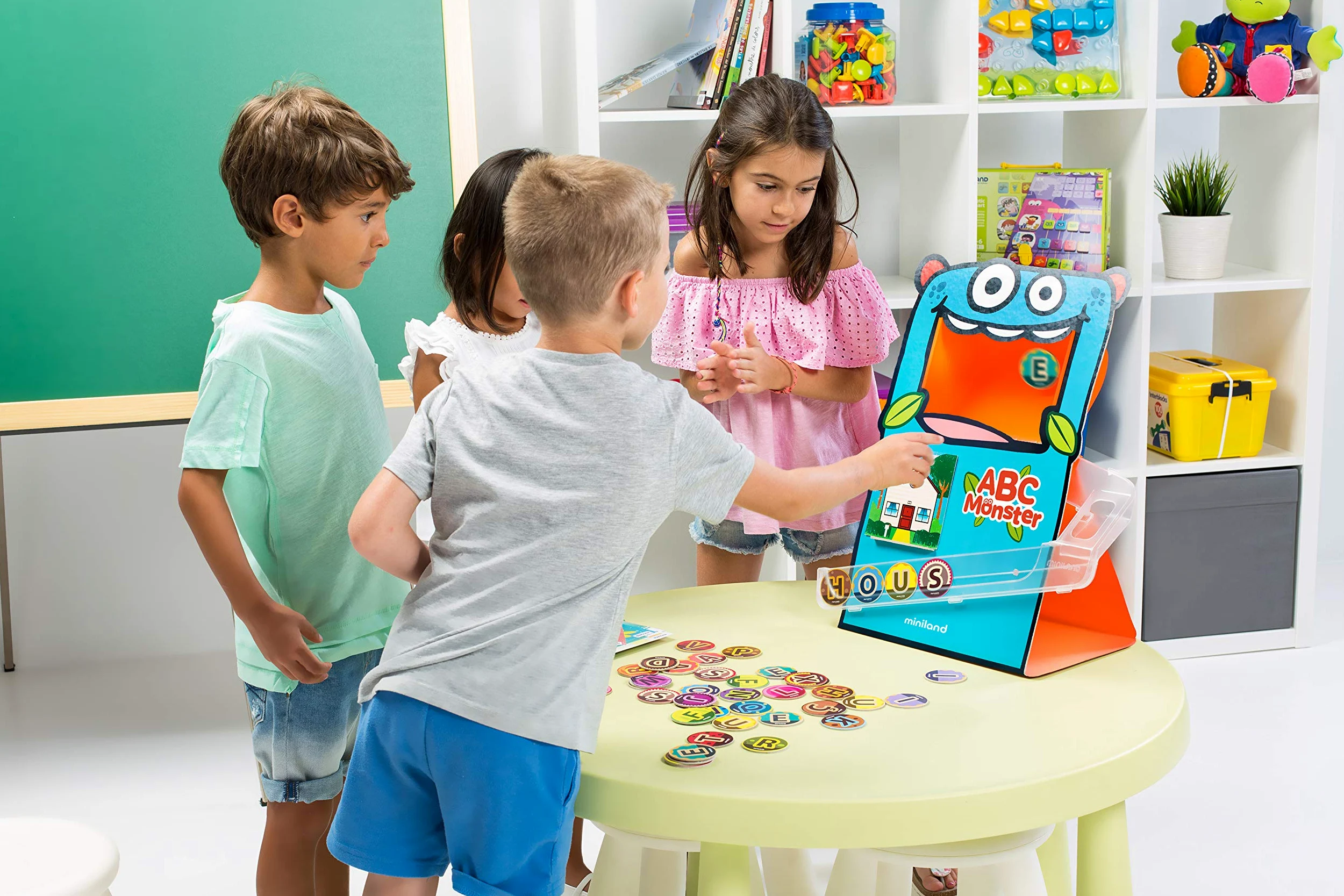 Miniland 31977 ABC Monster - Gioco per formare Parole
