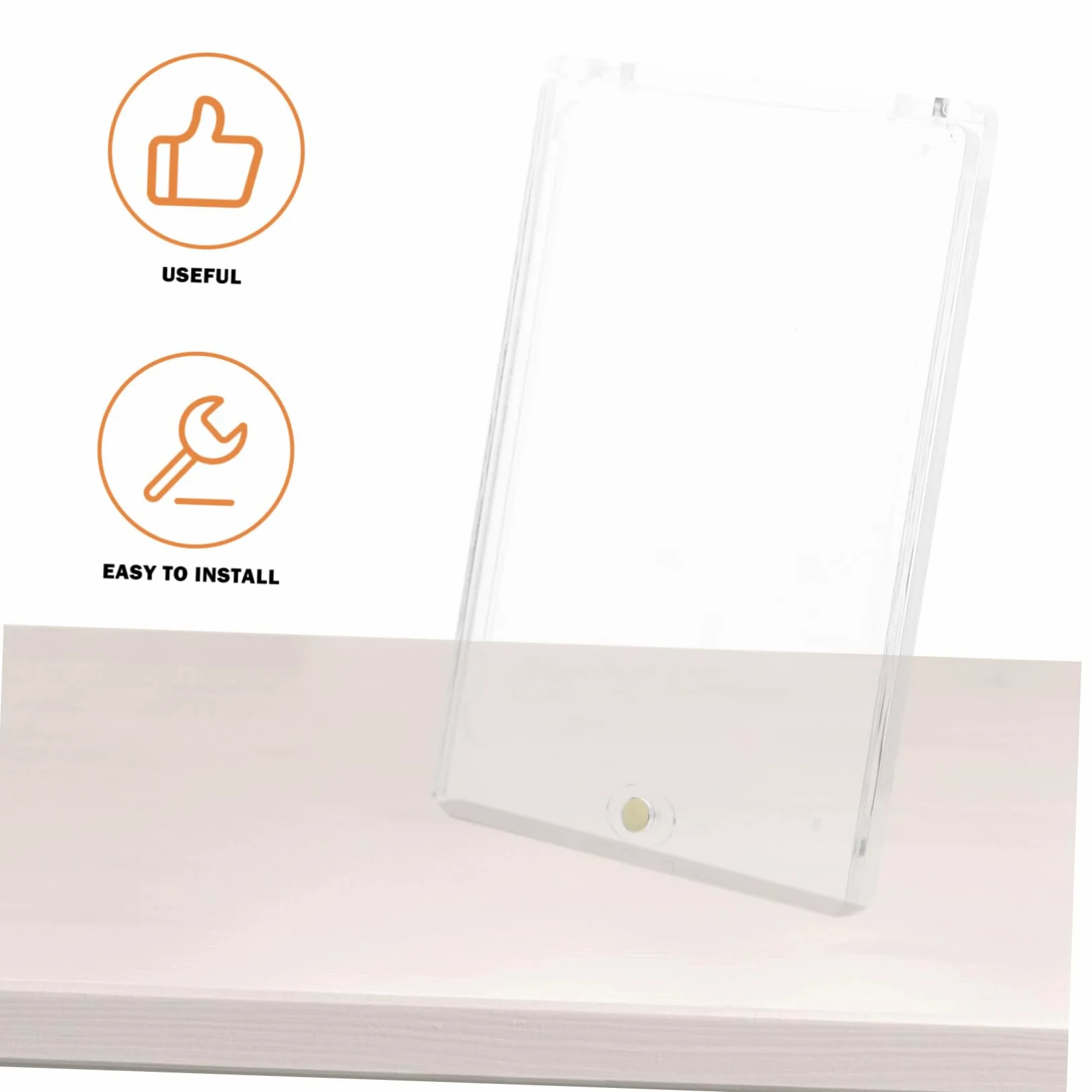 HANABASS Custodia Magnetica per Carte da Collezione Contenitore per Carte in Plastica 10 Pezzi Protegge da Pieghe e Danni e Trading Card