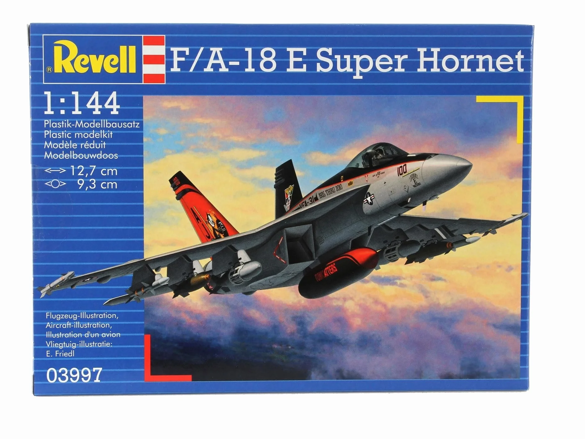 Revell F/A-18E Super Hornet Modellino Scala 1:144
