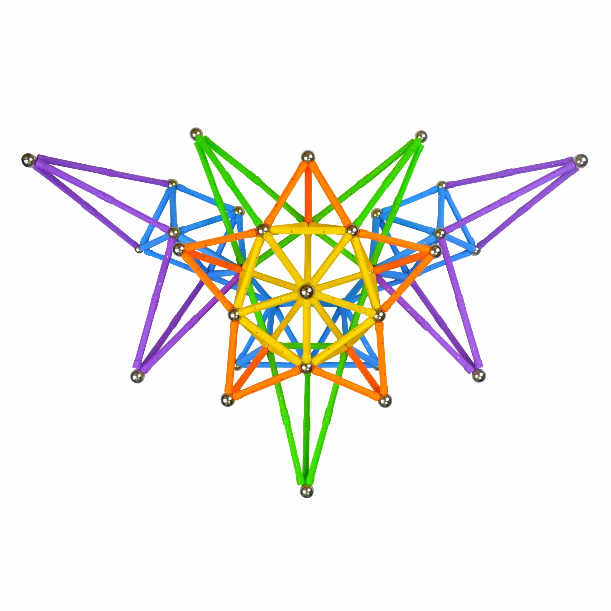 Puzzle blocchi magnetici 220 pezzi kit costruzione educativi per bambini gioco impilabile mattoni e bastoncini