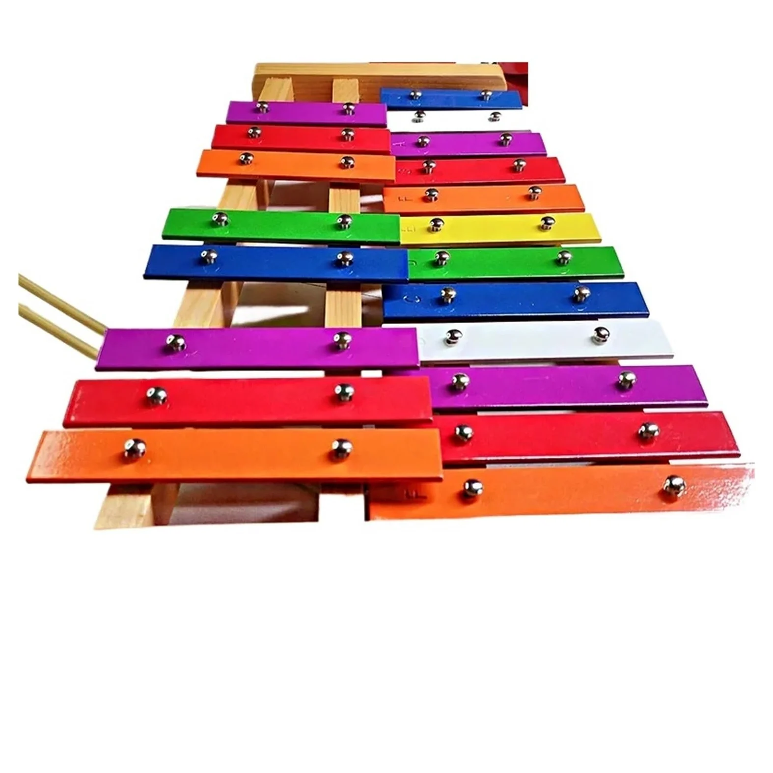 Xylophone, 20 Tones | Strumento con base in legno e pezzi in alluminio