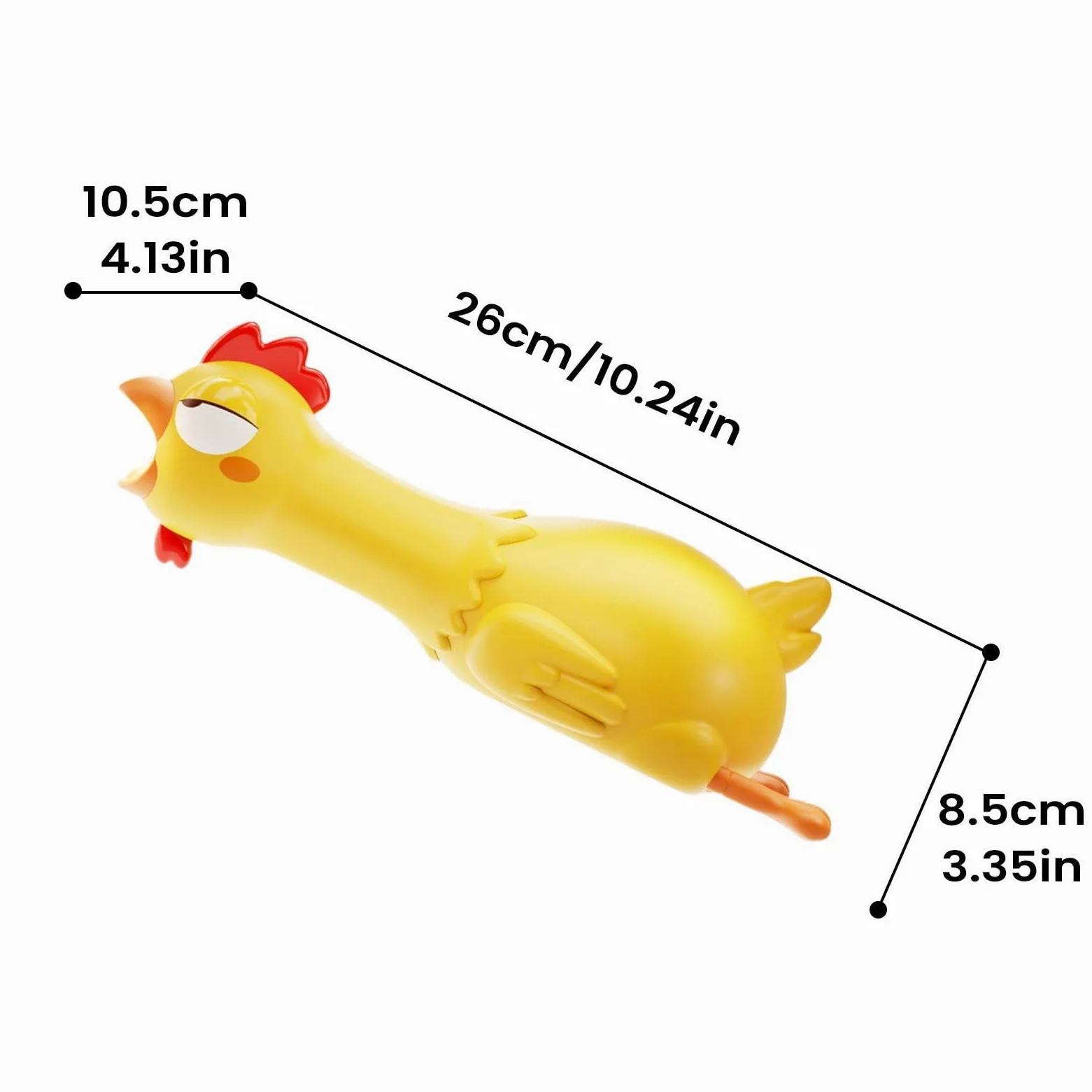 Pistola ad acqua per bambini Gallina Divertente Grande Capacità Lunga | Spruzzatore Per Giochi D'Acqua All'Aperto per Bambini sopra i 6 anni Piscina Spiaggia Giardino Cortile