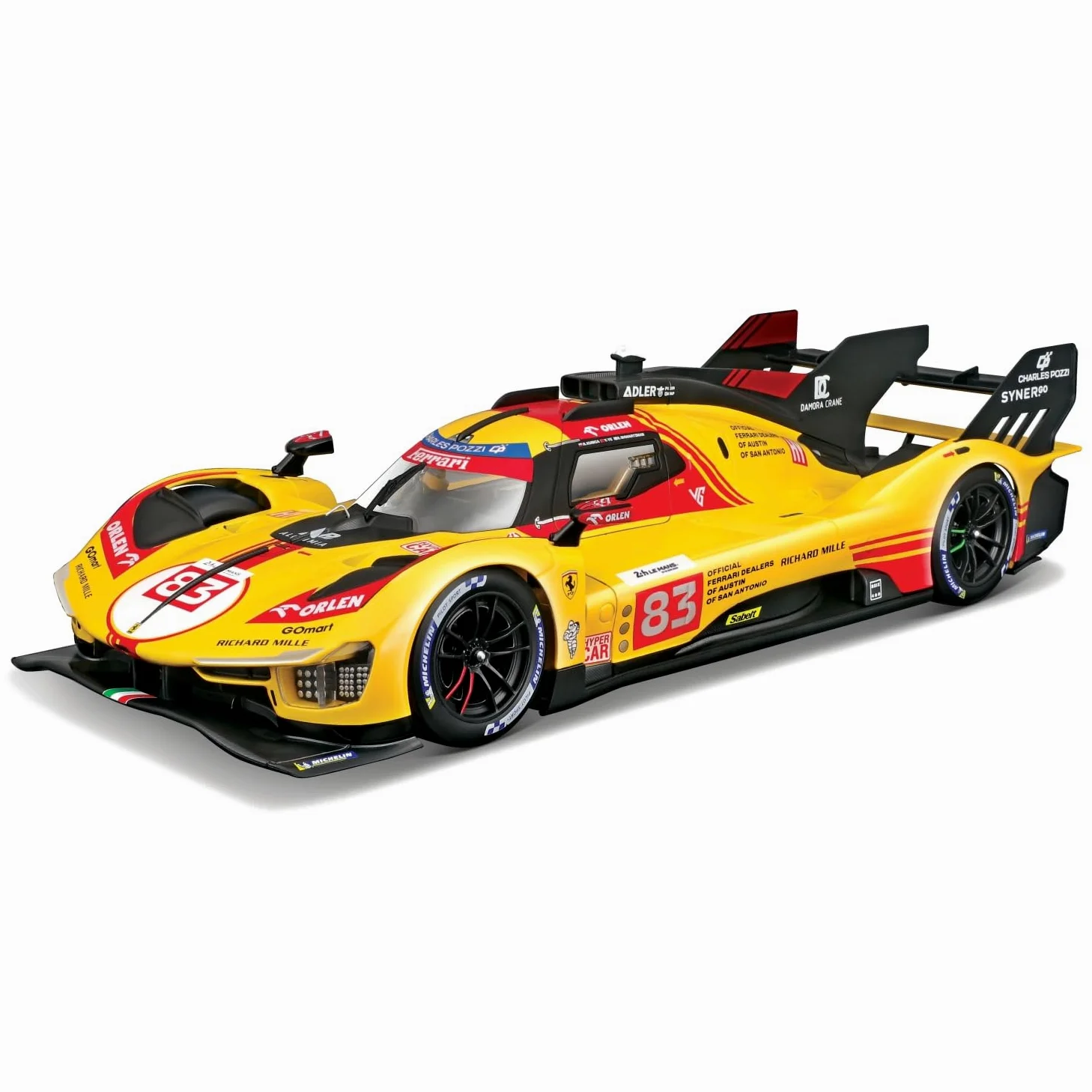 Voiture Bburago Ferrari Racing 499P LMH 2024 83