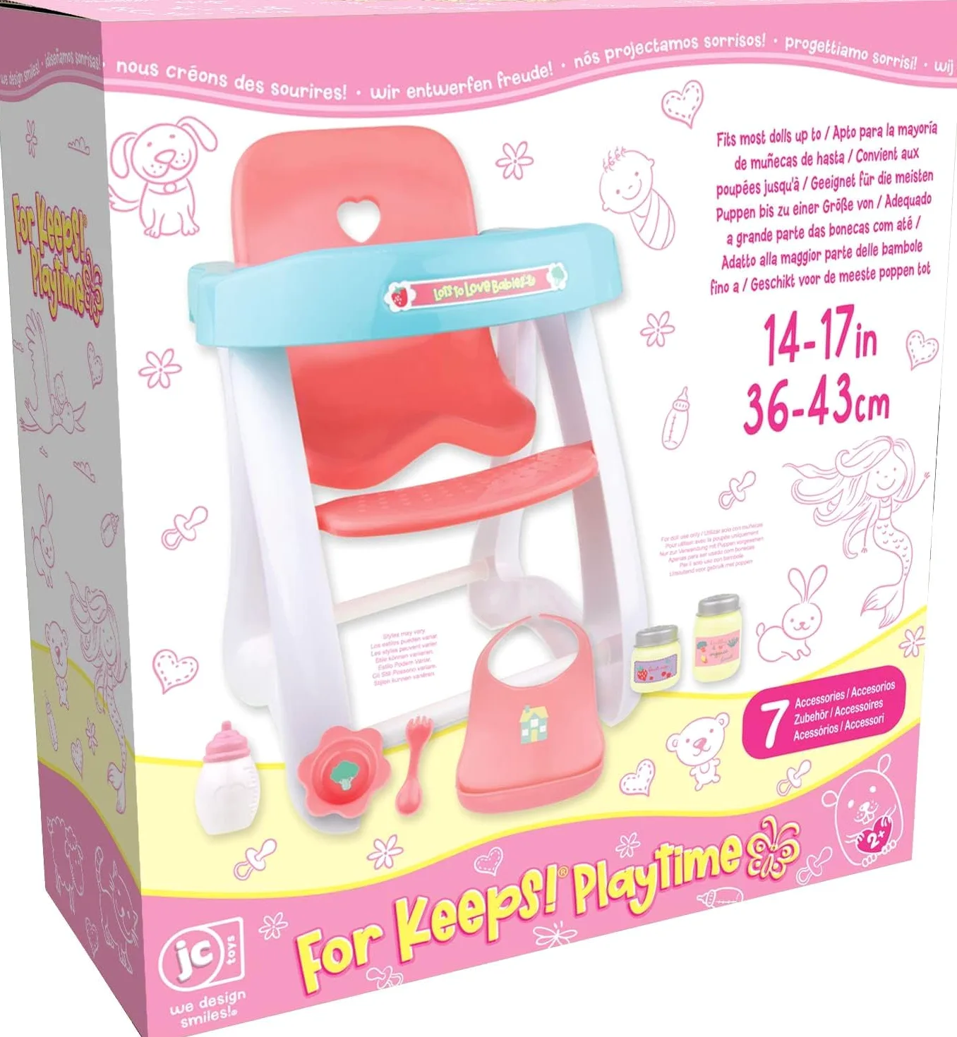 JC Toys 25500 for Keeps seggiolone per Bambole