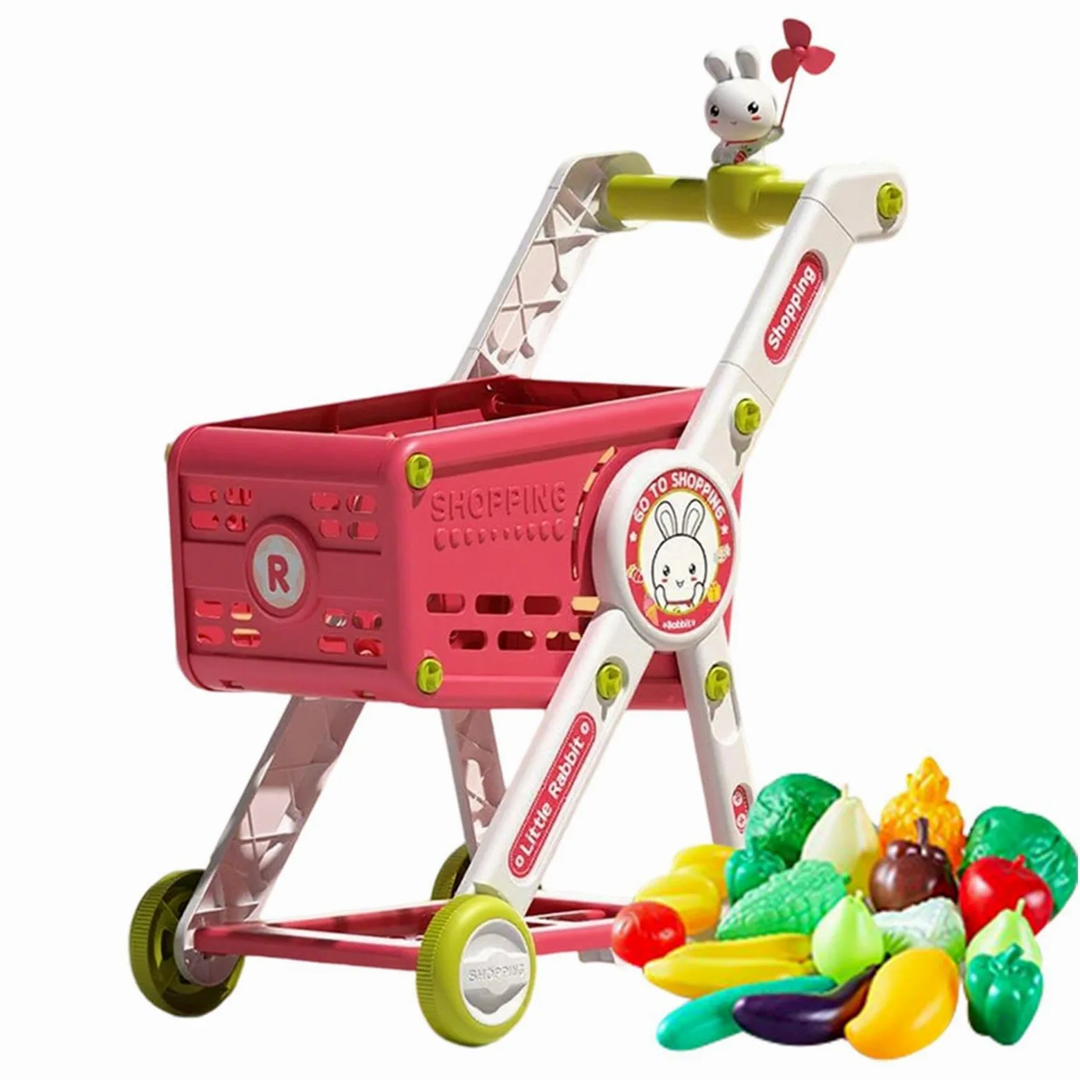 Carrello Spesa Bambini Cucina Finti Educativi Interattivi | Carrello Spesa Finto Bimbi Cucina Finti Di Ruolo Carrellino Per Bambini E Bambine Prescolari Studenti Della Scuola Materna