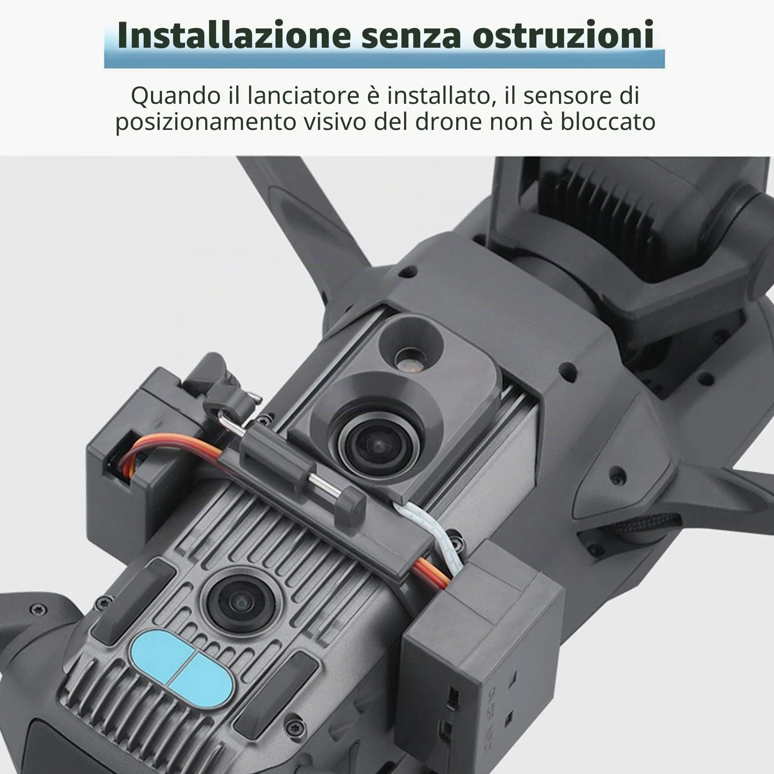 Drone Airdrop System, Durevole Airdrop in ABS con Carrello di Atterraggio per 3
