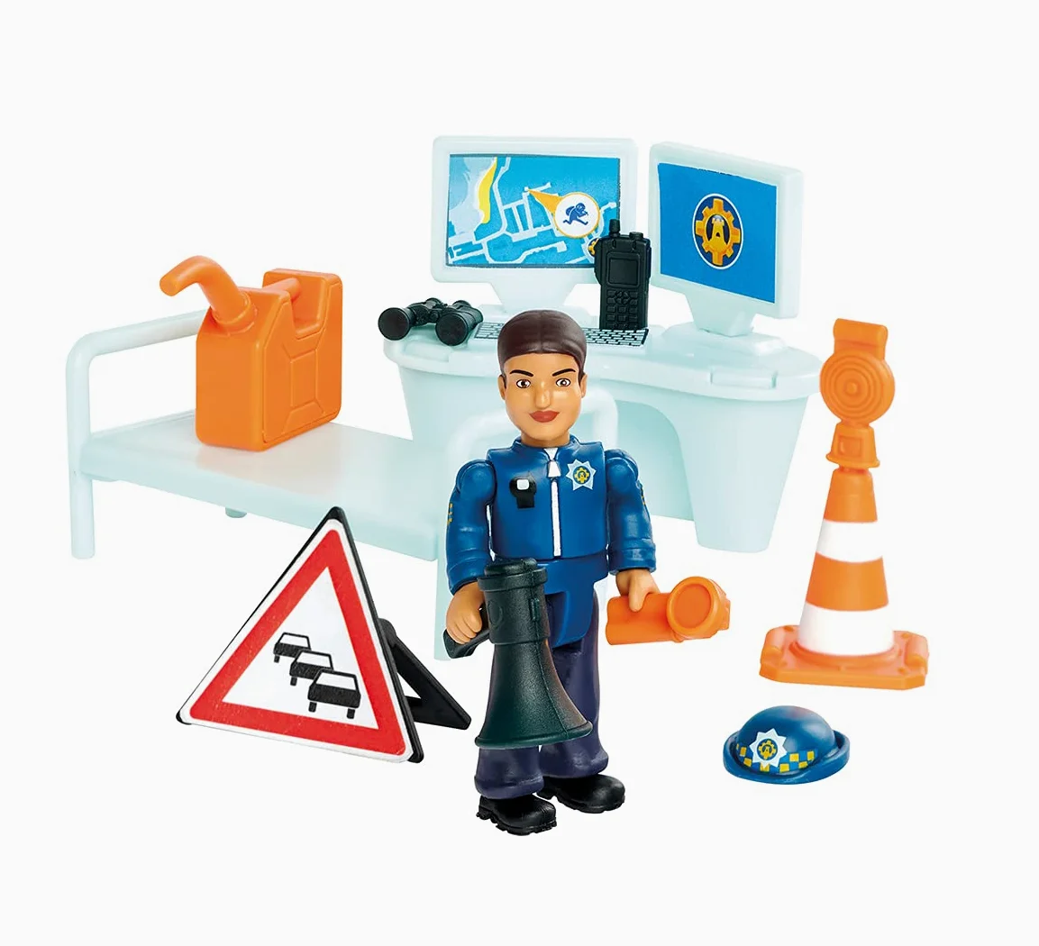 Simba - Sam Le Pompier - Commissariato di Polizia - Funzioni sonore e luminose - Numerosi accessori - Figura rosa inclusa - Da 3 anni - 109251097038