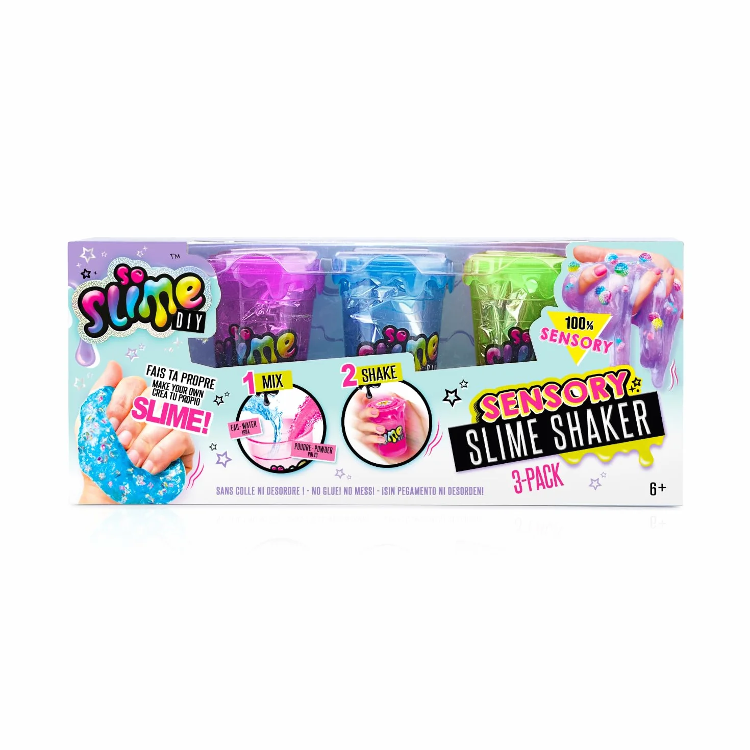 Canal Toys So Slime DIY Kit 3 Rainbow Slime per Bambini Giocattolo Creativo SSC 003