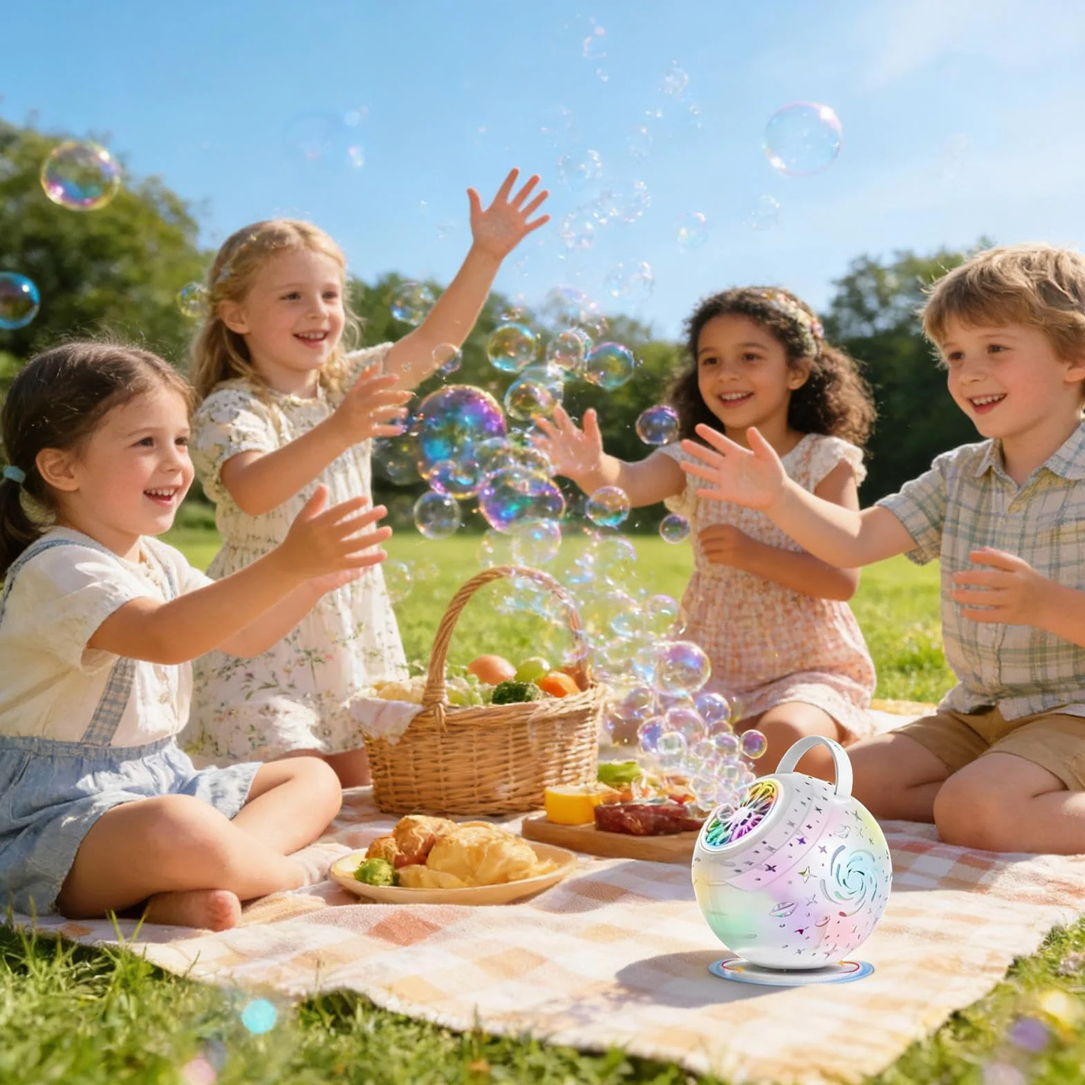 Bolle Girevole a 360° con | Giocattolo a 10 fori per bambini per Matrimonio Compleanno Giardino Esterno Regalo Bambini Ragazzi