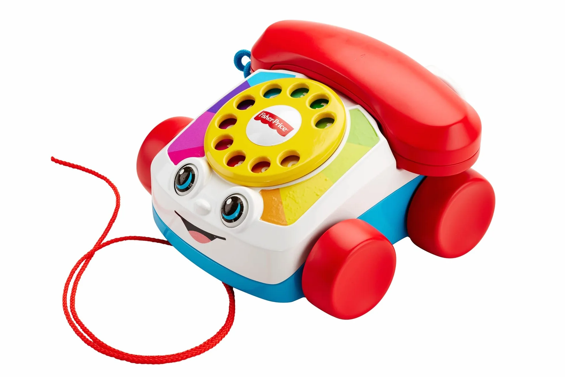 Fisher-Price- Telefono Parlante Trascinabile, Giocattolo per Bambini 1+ Anni, FGW66