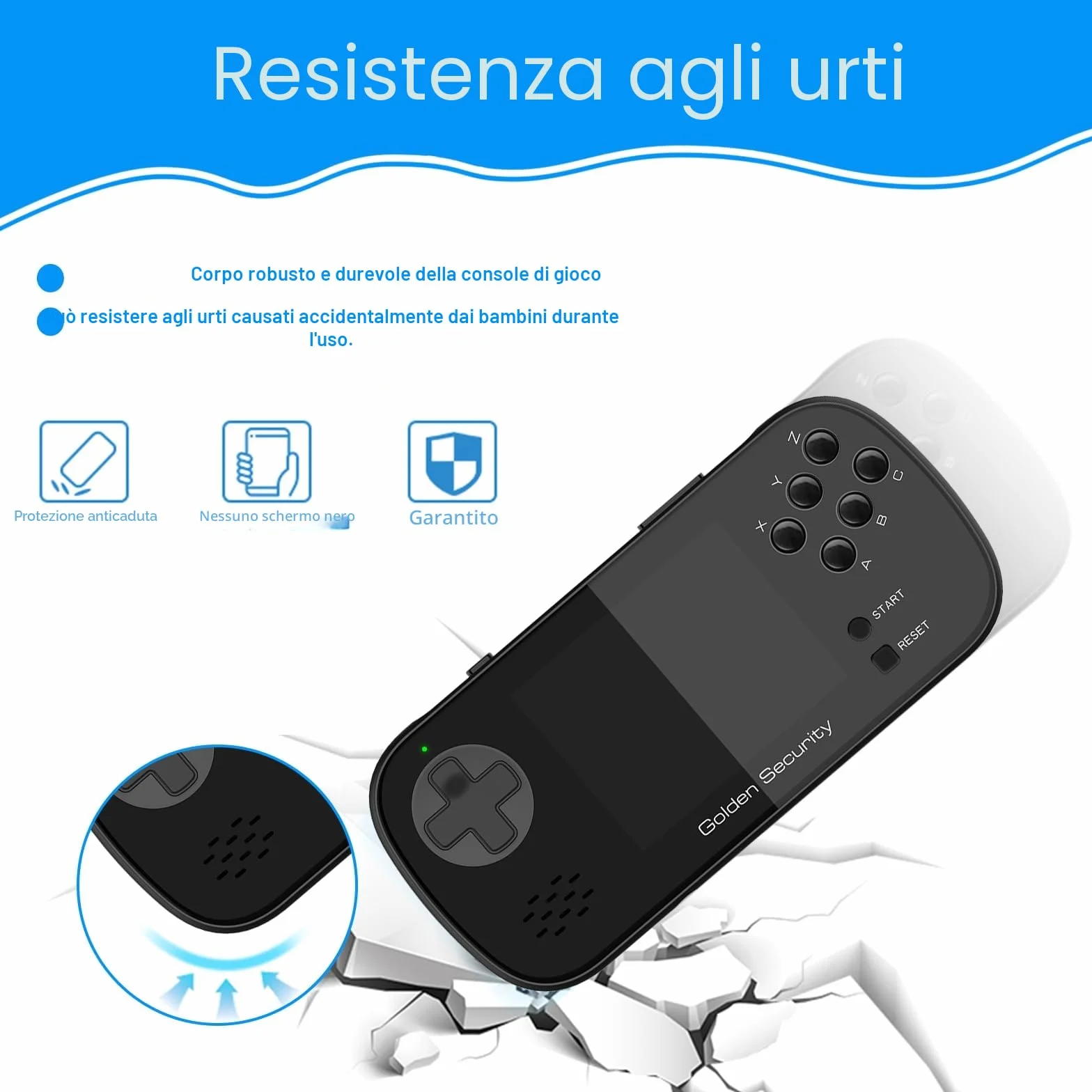 Gioco Per Bambini Con Schermo da 3,5" Grande, Preinstallato Con 156 Giochi HD Classici Retrò, Console Portatile Con Batteria Ricaricabile, Regalo Elettronico Arcade Mini per Ragazzi e Ragazze (nero)