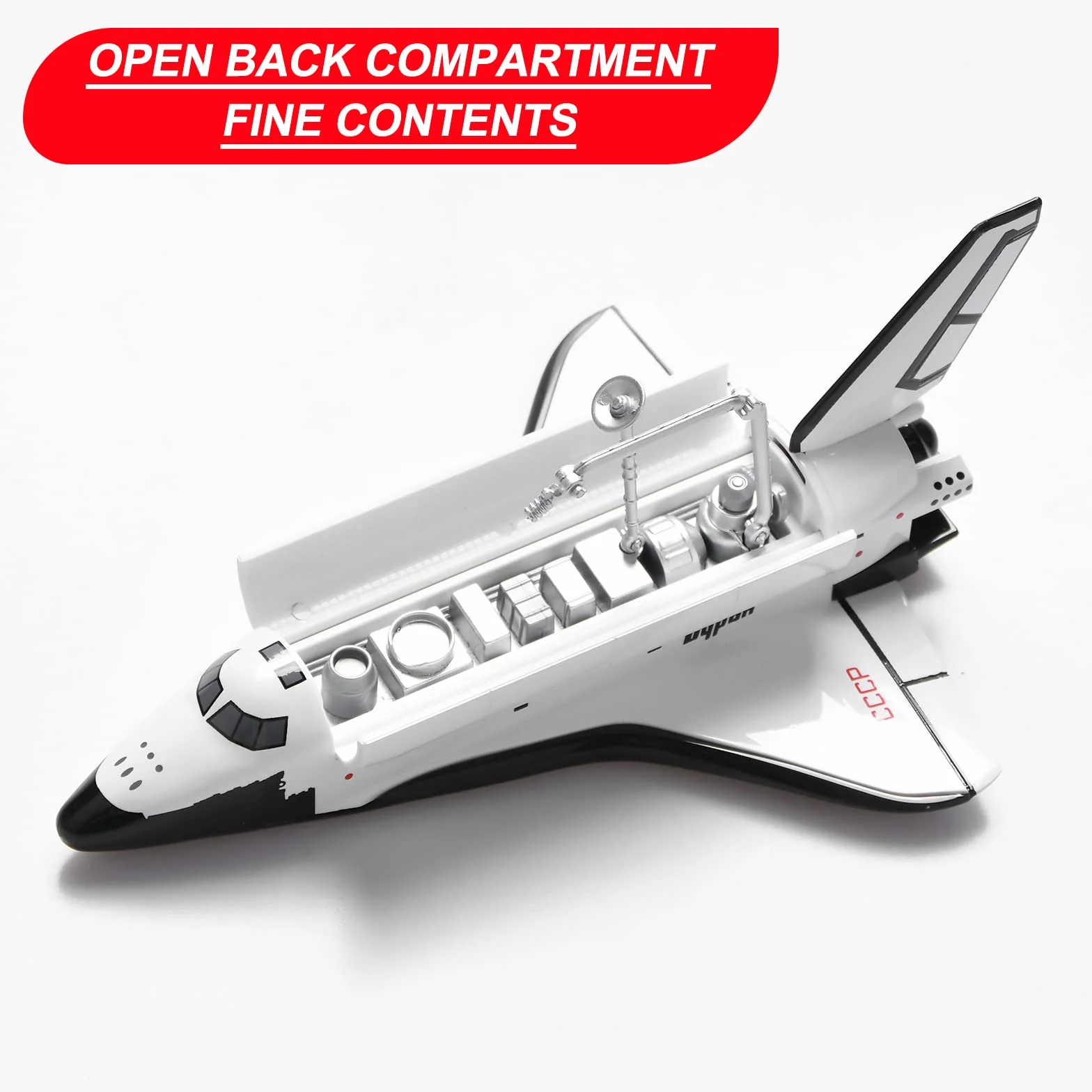 1:200 Scala An-225 ANTONOV Trasporto con Spaceshuttle BURAN Resina Aircraft Diecast Modello per la Collezione