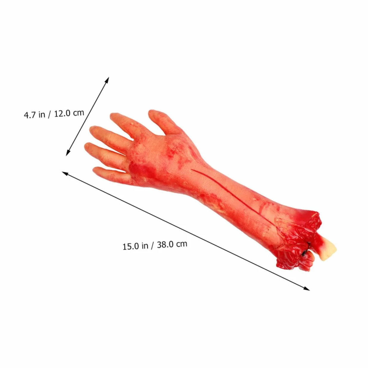 Abaodam Set 5 Pezzi Arti Finti Horror Halloween in Plastica Iperrealistica, Mani e Piedi Recisi Spaventosi per Decorazioni Casa Infestata e Feste a Tema