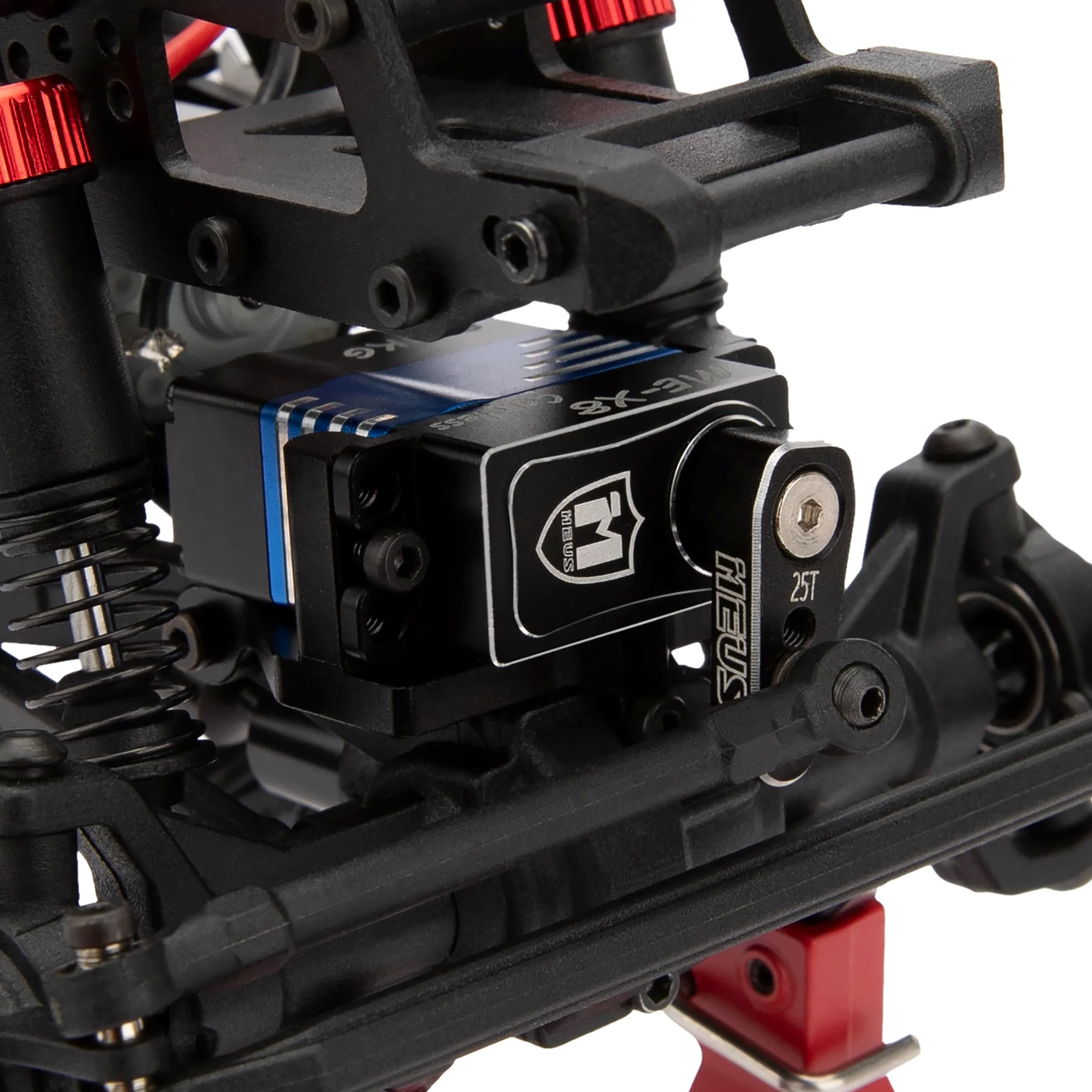 MEUS Racing Coreless High Torque RC Micro Servo 8.5KG con supporto e Servo Horn per Redcat Ascent-18 1/18 RC Crawler Aggiornamenti parti (MEX-8)