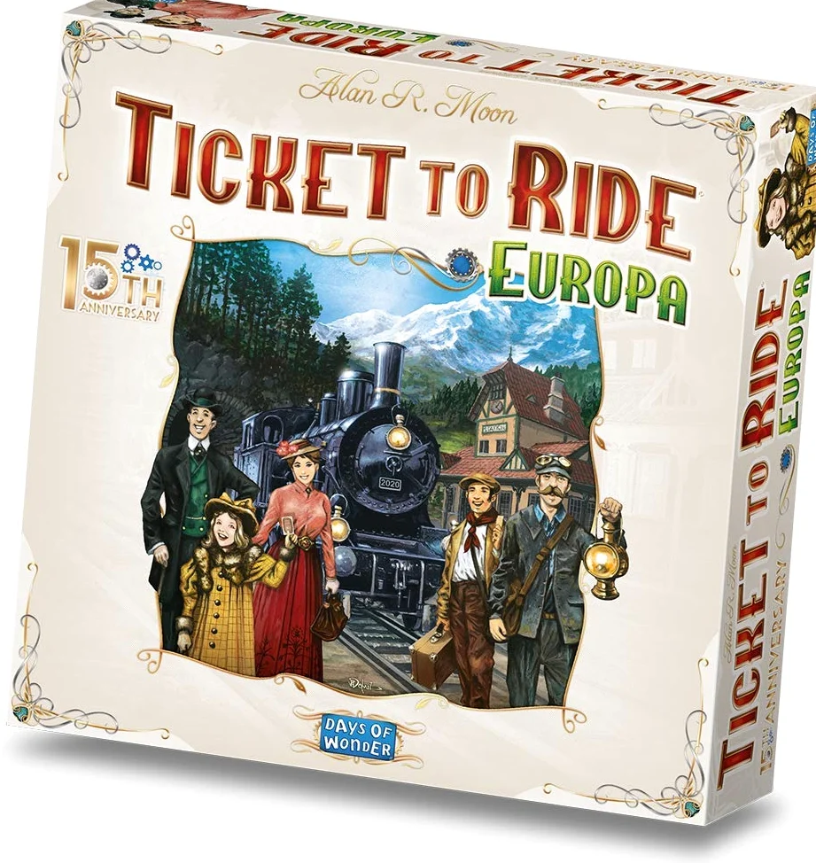 Asmodee - Ticket to Ride: Edizione Speciale 15° Anniversario, Gioco da Tavolo, Edizione in Italiano, 8521