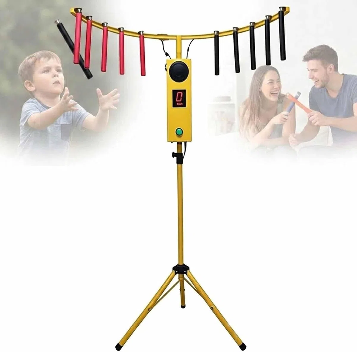 Arcade Catch Stick Game Machine Hand-Eye Coordination Reflex Trainer
