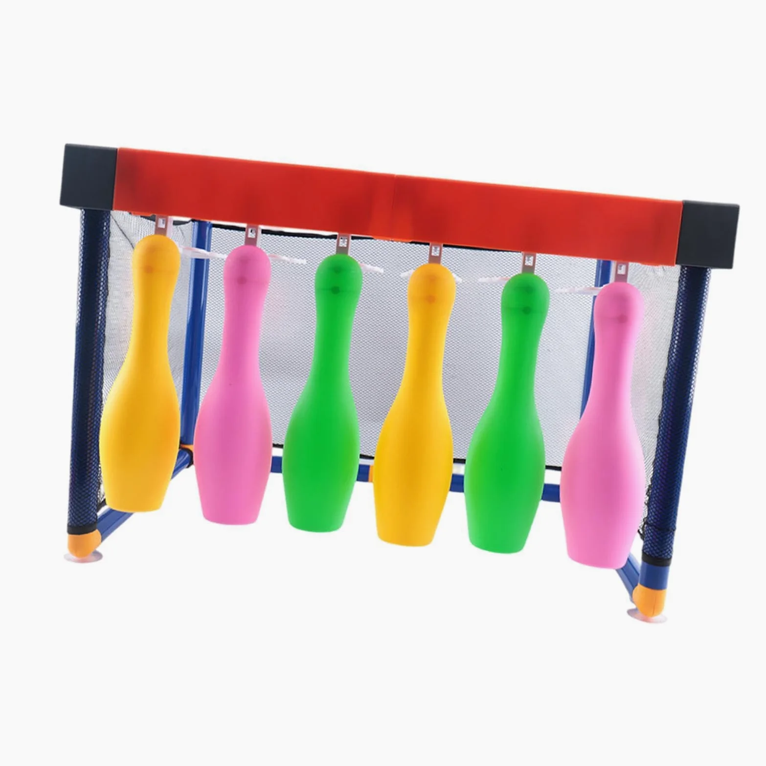 Gioco di bowling per bambini con birilli e palla per bambini per un divertente gioco di gruppo. Progettato per resistere a sessioni di energiche. Leggero ma robusto.
