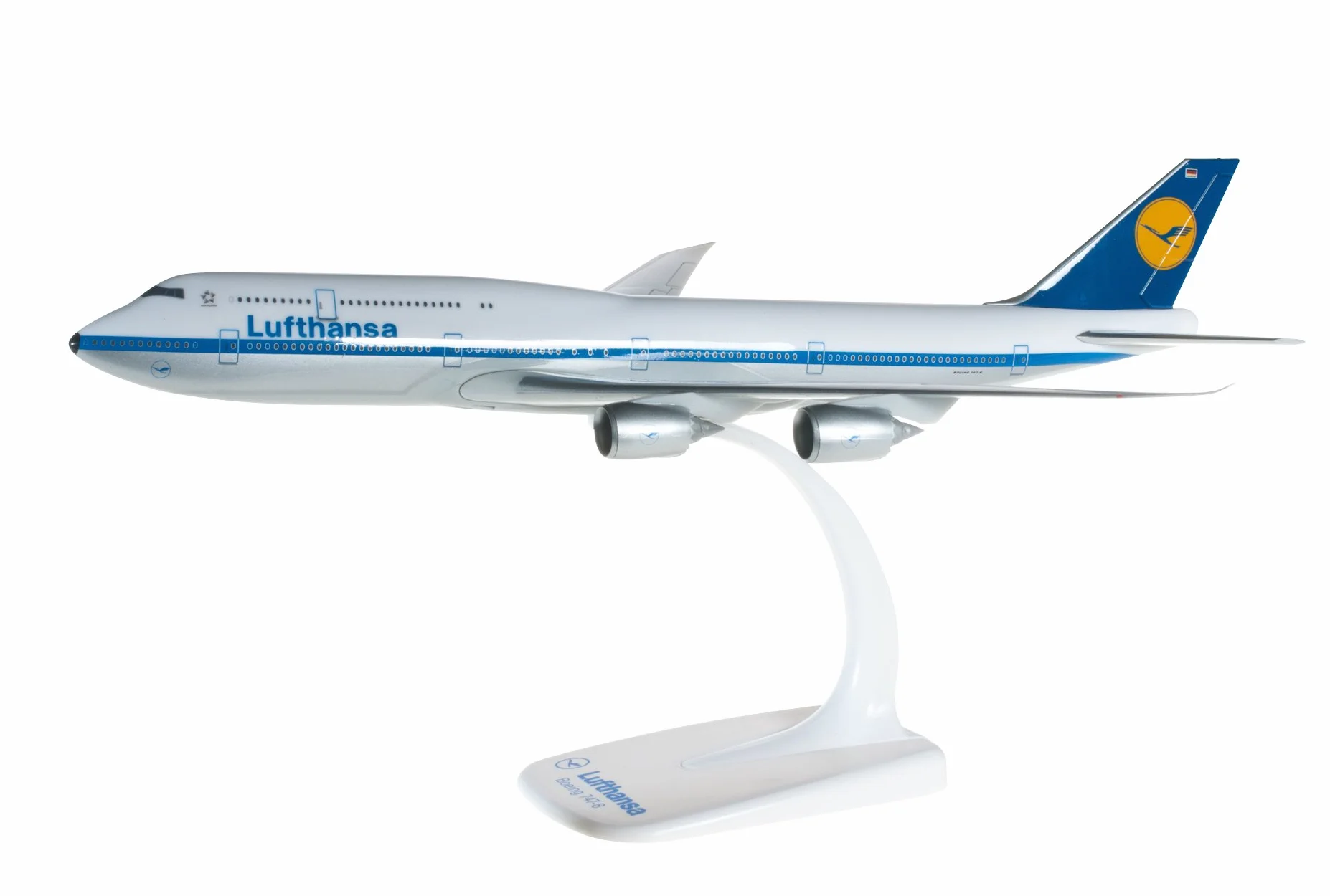 Herpa 610599 - Modello in Scala - Lufthansa Boeing 747-8 Intercontinental - Retro