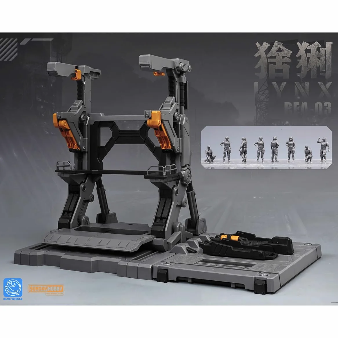HiPlay Mingjiang Legend Blue Whale Series REA-03 Lynx 1/100 Scala Kit Modello da Montare