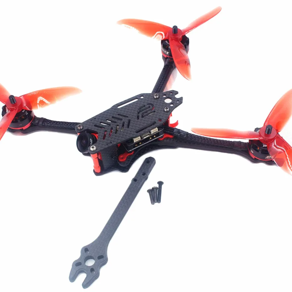 VIDOO F2 Mito GS in Fibra di Carbonio 195/220/250/275Mm Freestyle Stretch X Frame Kit per Rc FPV Racing Drone-275Mm