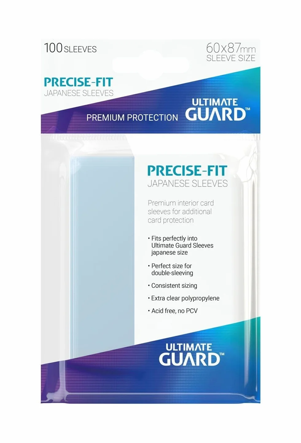 Ultimate Guard - Card Accessories, Trasparente, UGD010070, 100 Pezzi