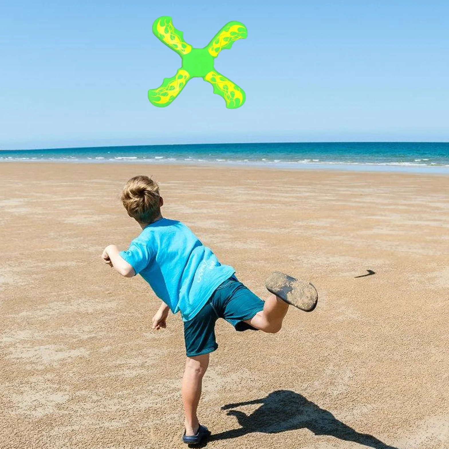 Rebellious Giocattoli per bambini all'aperto Boomerang giocattoli genitori bambino gioco interattivo all'aperto vacanze sport stress sollievo giocattolo regalo di festa per bambini morbidi boomerang
