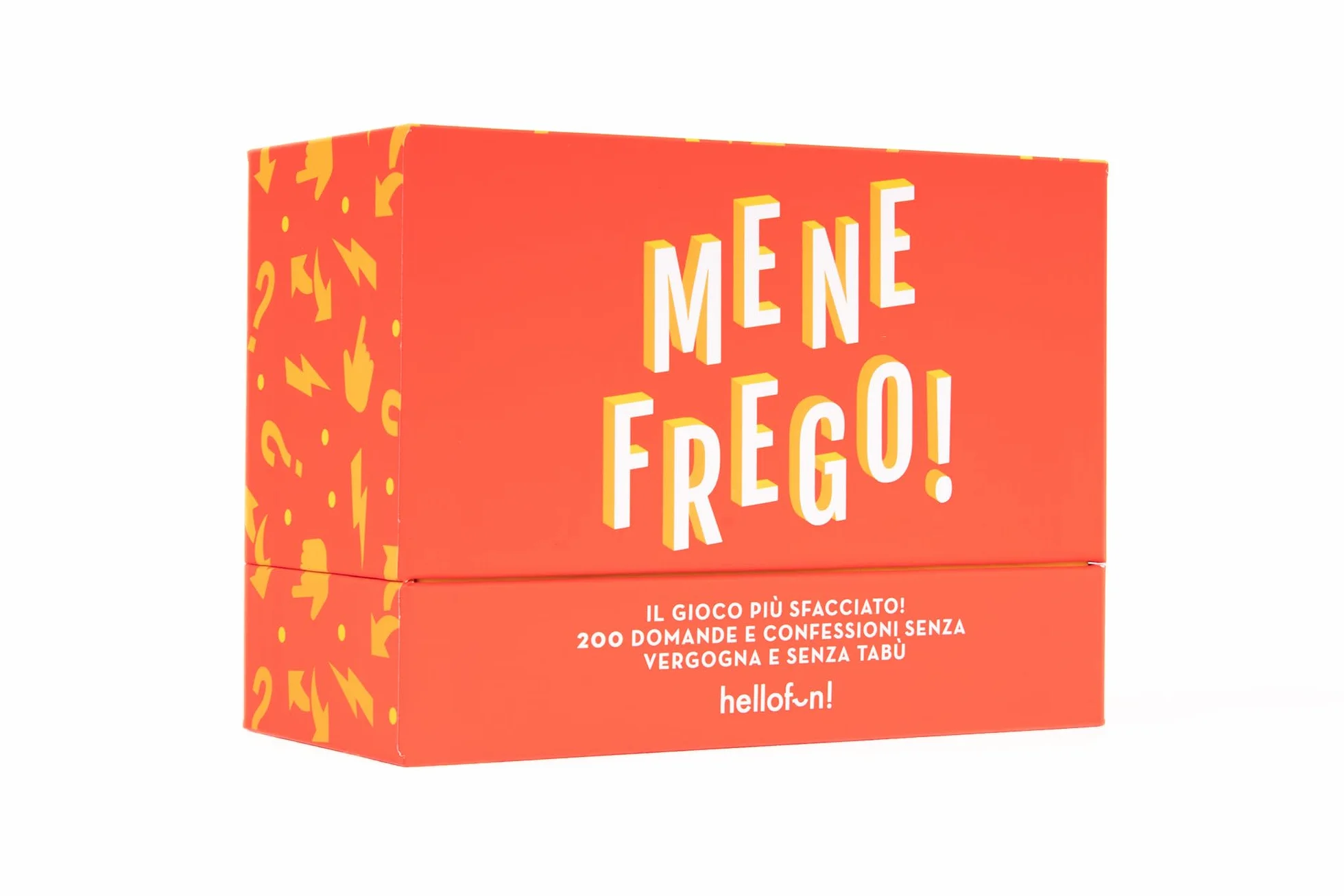 Hellofun! - Me ne frego. Il più divertente gioco da tavolo per adulti, 200 domande e confessioni senza vergogna o imbarazzo.