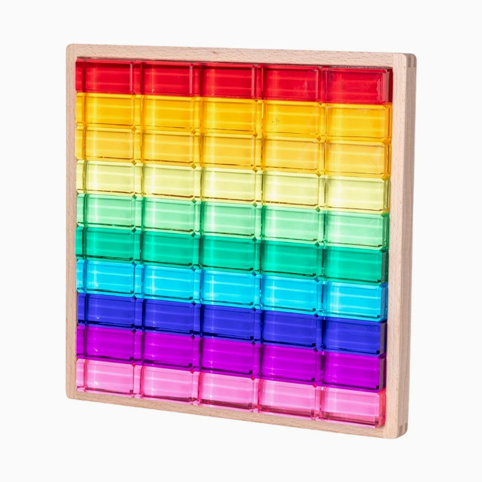 Set di Costruzioni Arcobaleno, Gioco di Impilamento, Costruzioni per La Percezione Dei Colori
