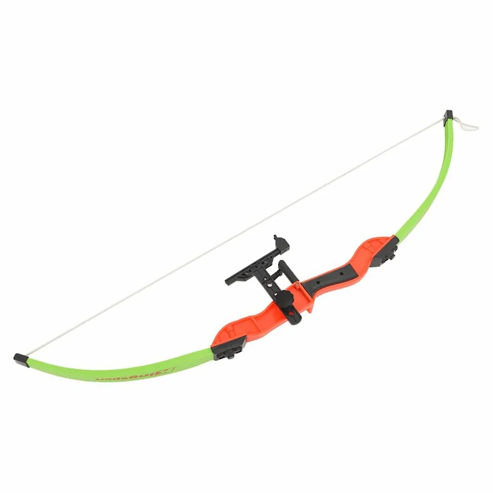 Set di tiro con l'arco per bambini con bersaglio, arco da 76 cm, 3 frecce con punta a ventosa, gabbia e supporto, in ABS PP PE, per giardino, spiaggia, parco, scuola e compleanno dei bambini
