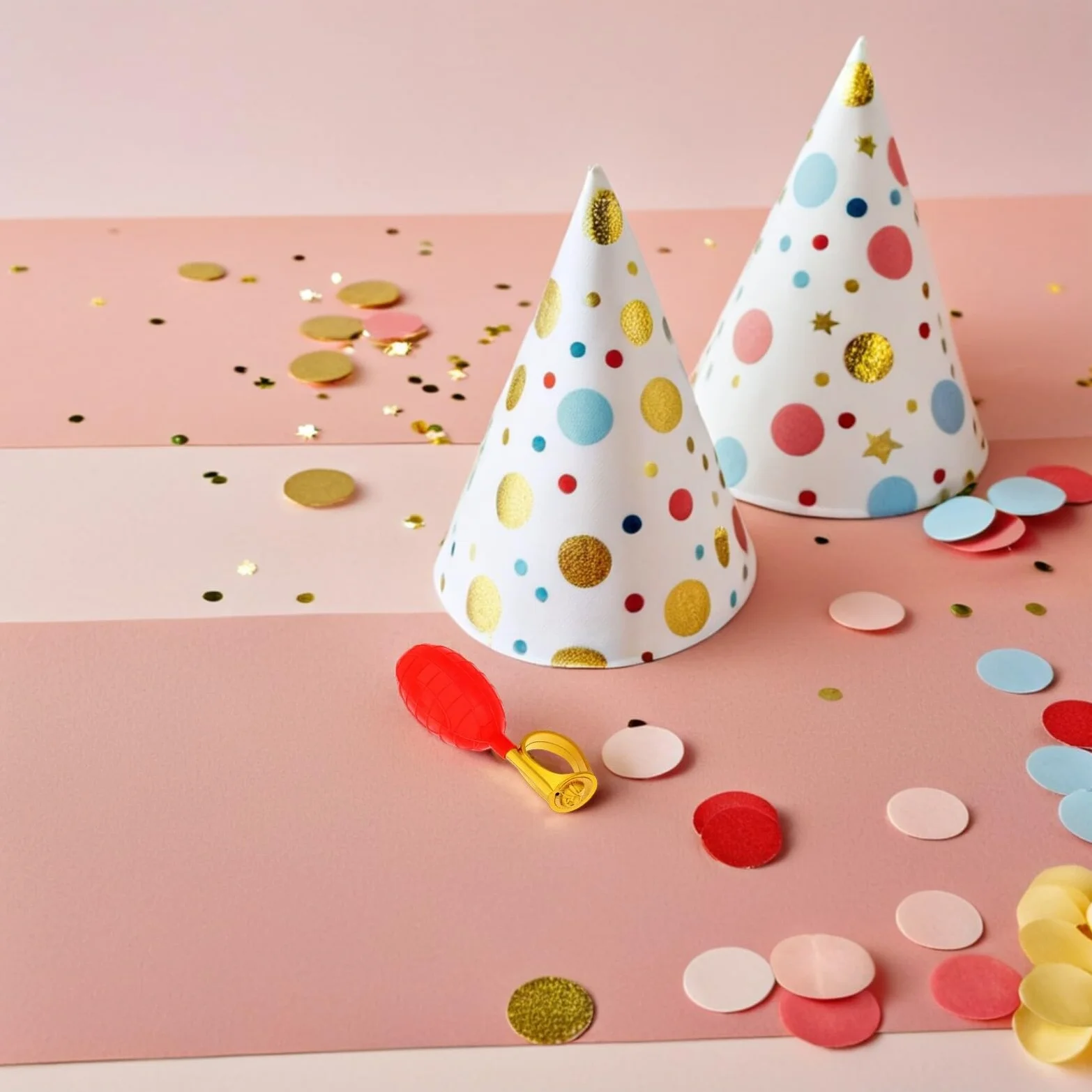 Mikinona 16 Pezzi Anelli Spray Scherzo Spruzzi d'Acqua, Giocattoli Rossi per Scherzi Estivi, Accessori Divertenti per Feste e Pesce D'aprile e Adulti