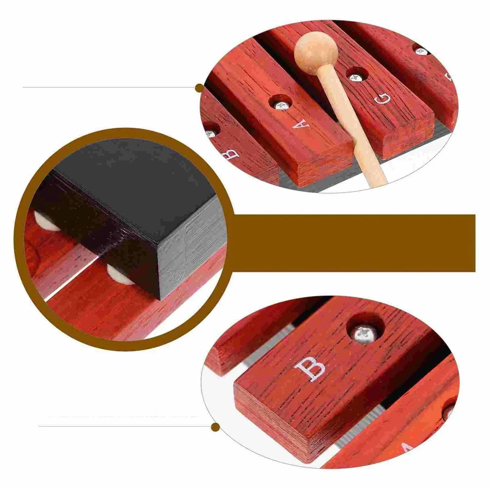 Eight Note Wooden Xylophone | Strumenti musicali 8 note Percussioni