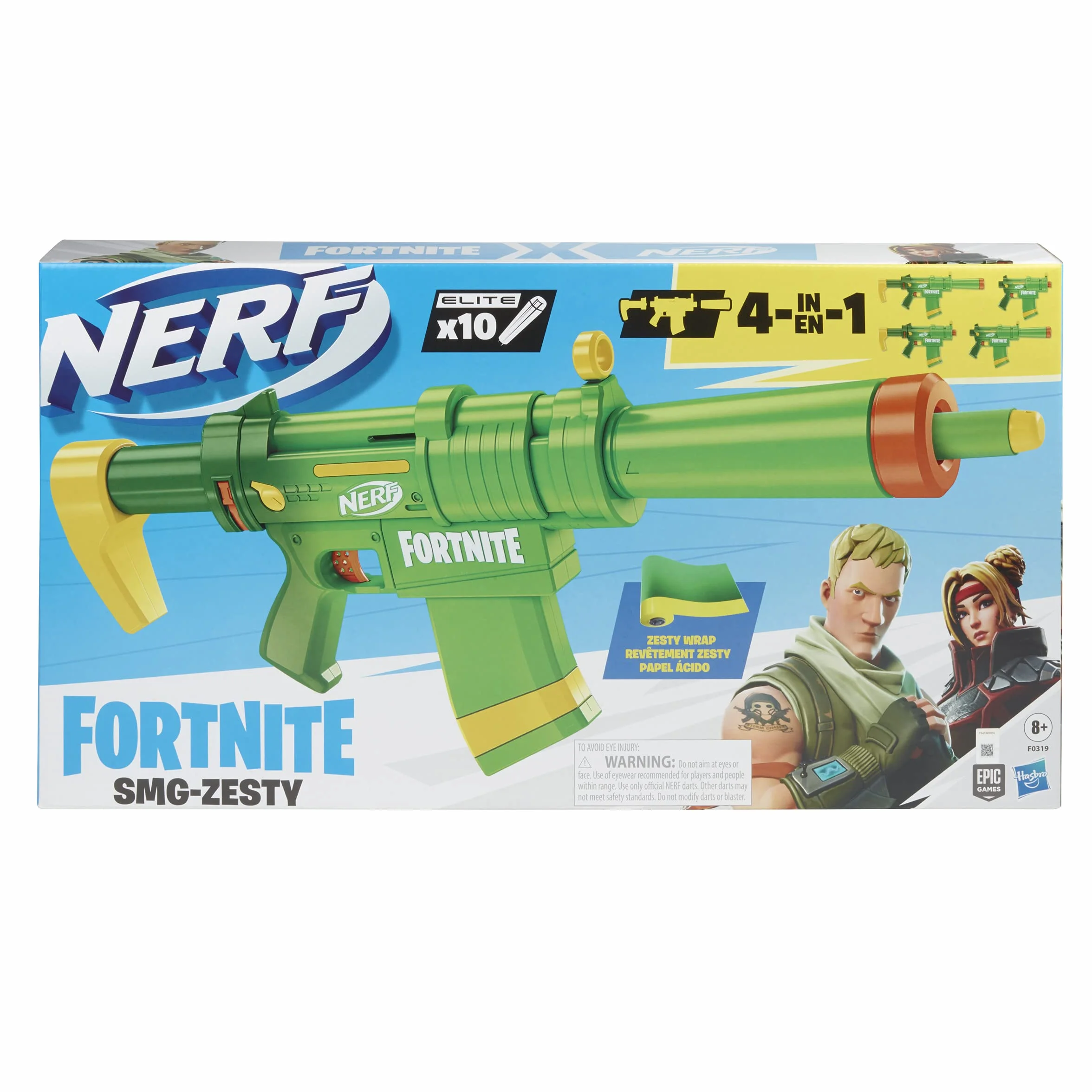 Nerf-F0319, Colore Verde, L, F0319