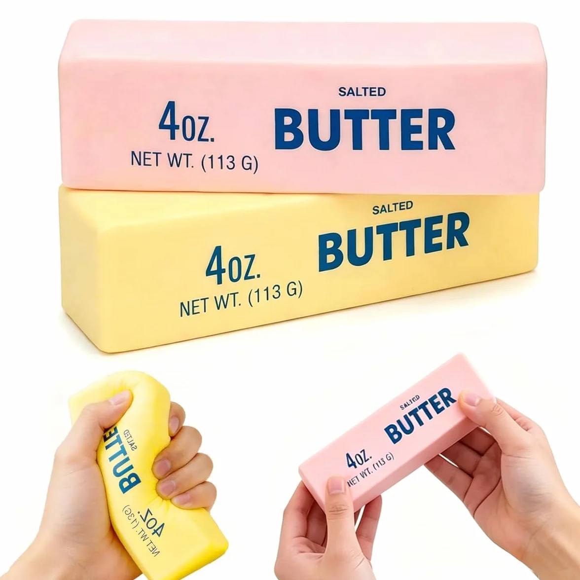 Butter Squishy Giocattolo Antistress in PU a Lenta Crescita per Bambini Adulti