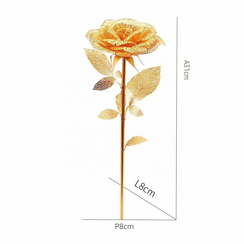 Piececool 3D Metal Puzzle Puzzle 3D Artigianato 3D Modelli di Metallo 3D Puzzle regalo di Natale Puzzle 3D per adulti Oro rosa