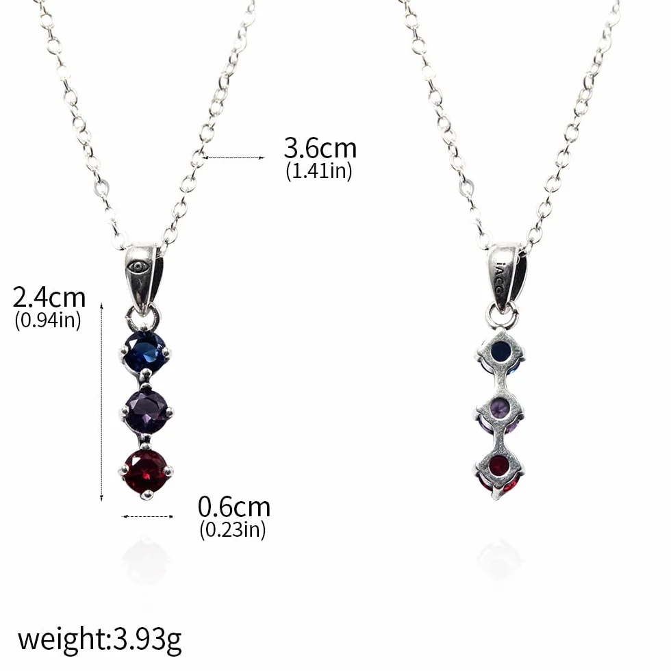 GojoSatorus Collana Argento Elegante Ciondolo Cosplay Accessori