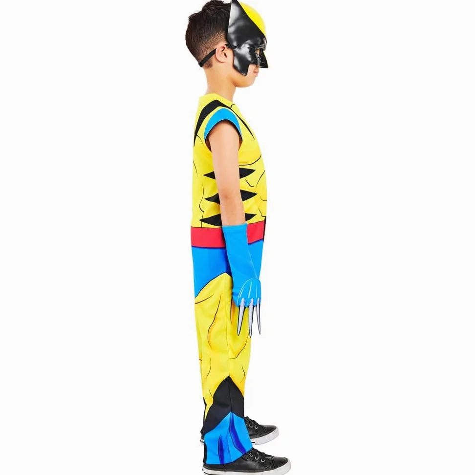 Rubies Costume ufficiale Marvel Wolverine per bambini, taglia 9-10