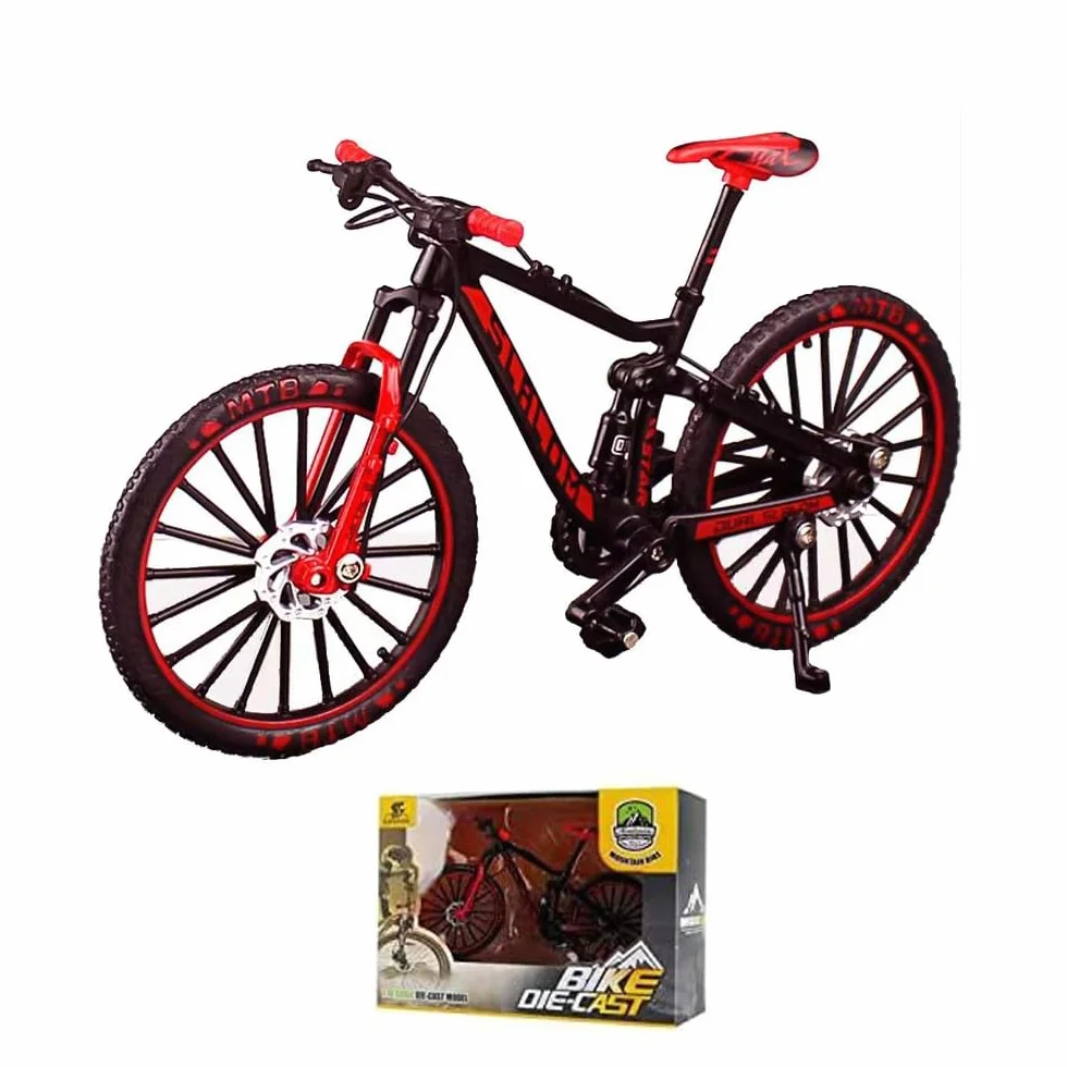 Mini Finger Bikes, Modellino di Bicicletta in Lega di Zinco 1:10, Della Bicicletta Della Lega Modellin, Finger Mountain Bike Modello