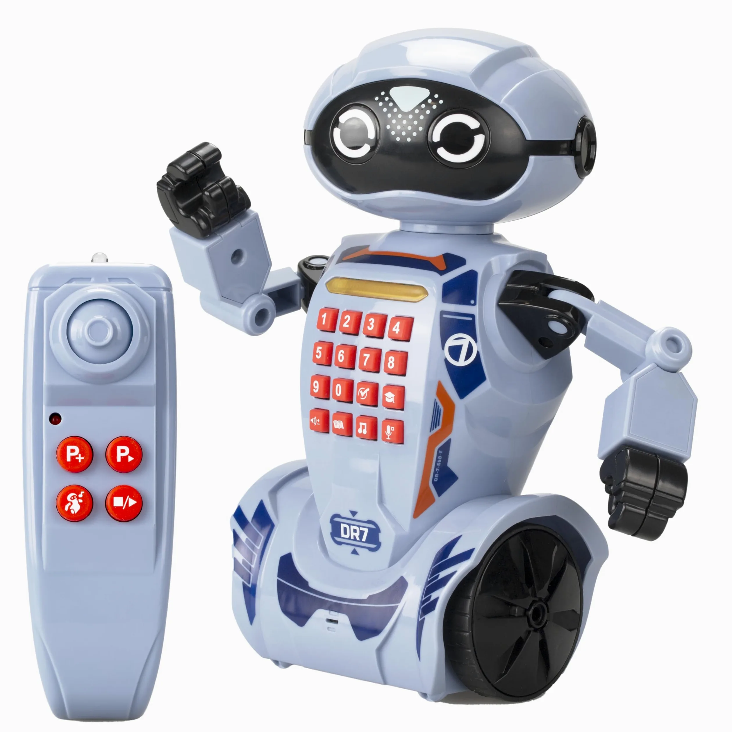 Silverlit YCOO - Robot educativo DR7 (20 cm) - Robot programmabile e radiocomandato con 7 diverse funzioni educative (20 cm) - da 5 anni